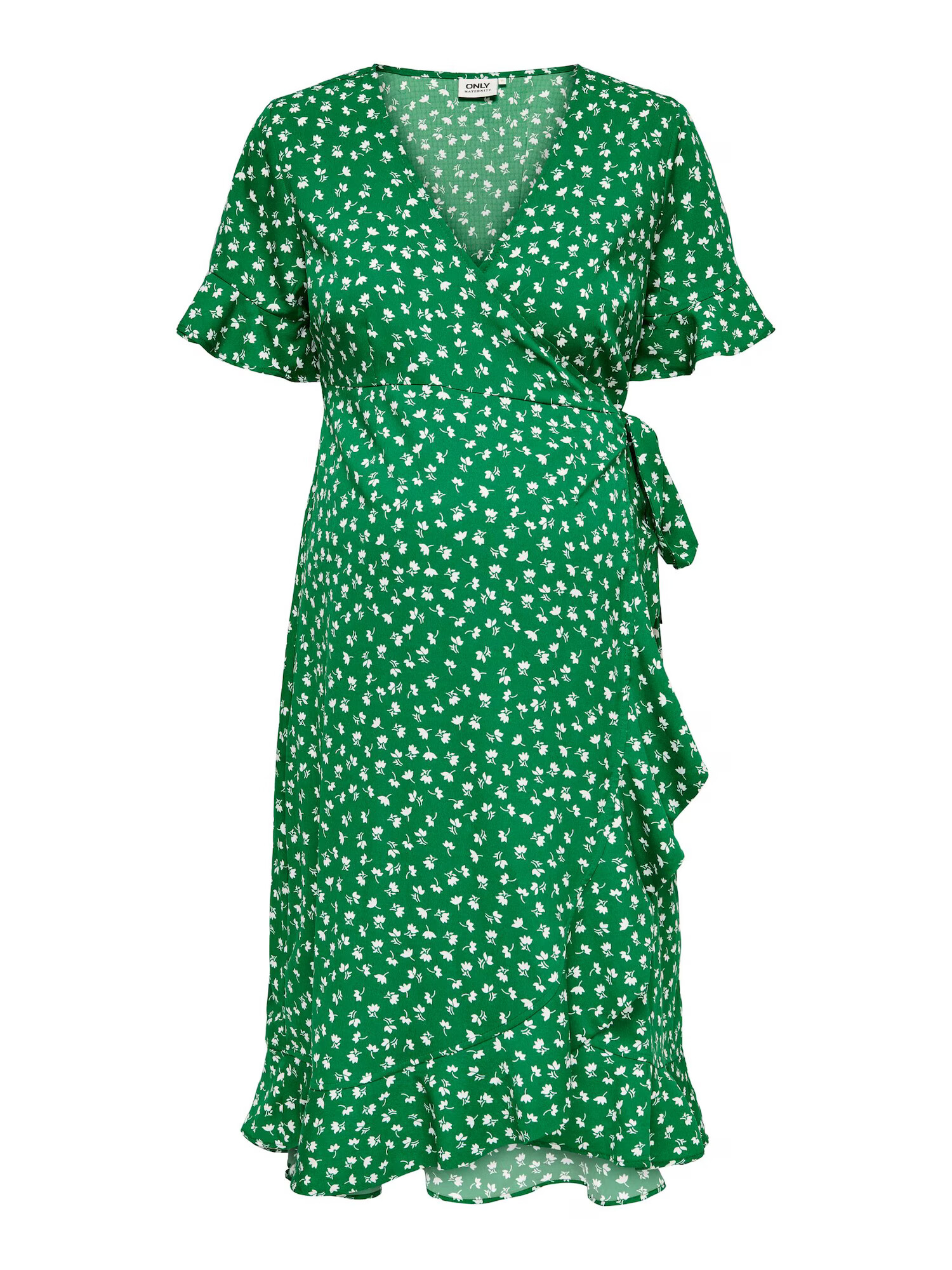 Only Maternity Rochie 'Olivia' verde / alb - Pled.ro