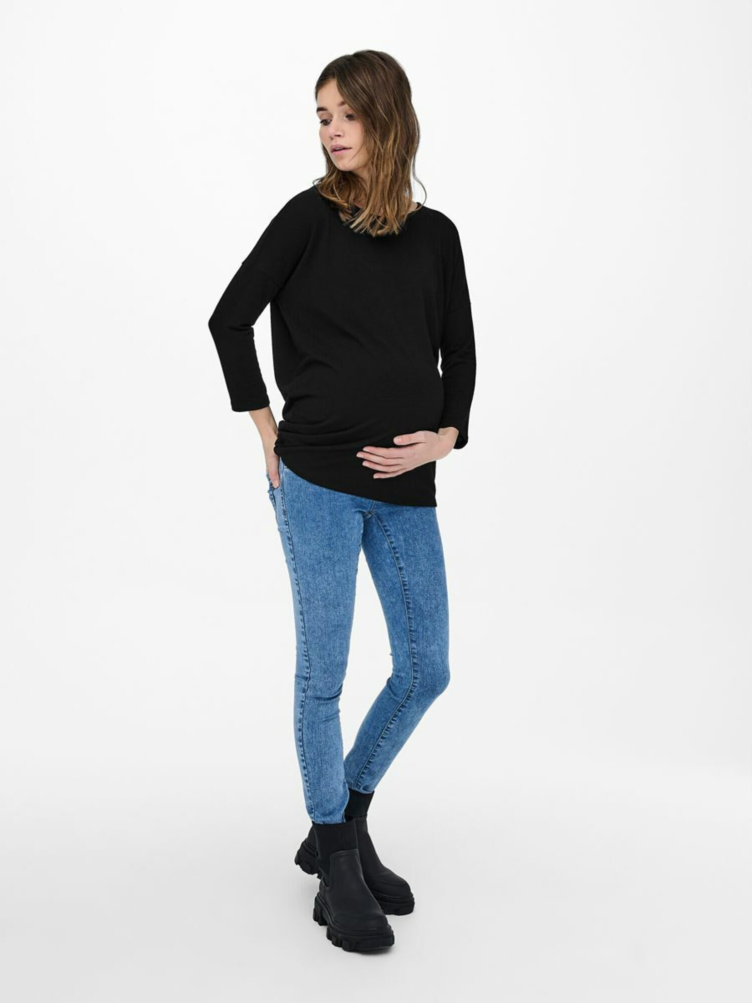 Only Maternity Tricou negru - Pled.ro