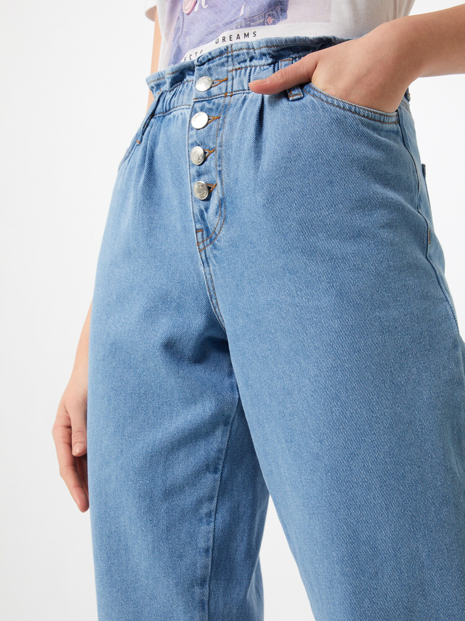 ONLY Pantaloni cu cute 'Cuba' albastru denim - Pled.ro