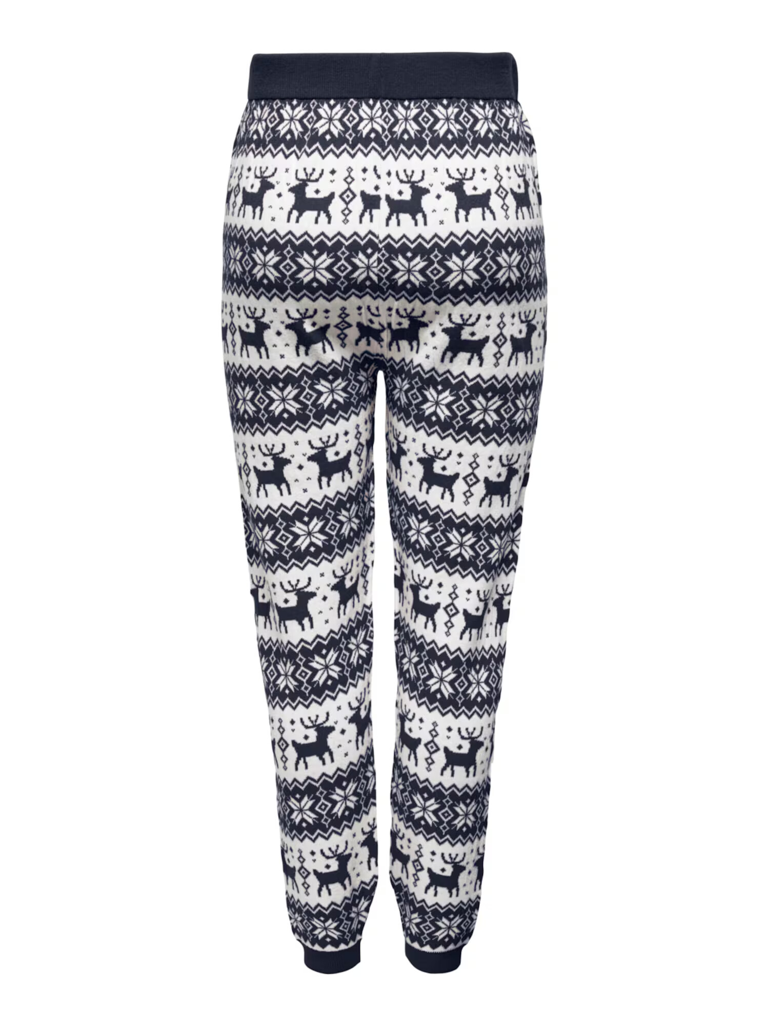 ONLY Pantaloni de pijama 'Xmas' albastru noapte / alb - Pled.ro