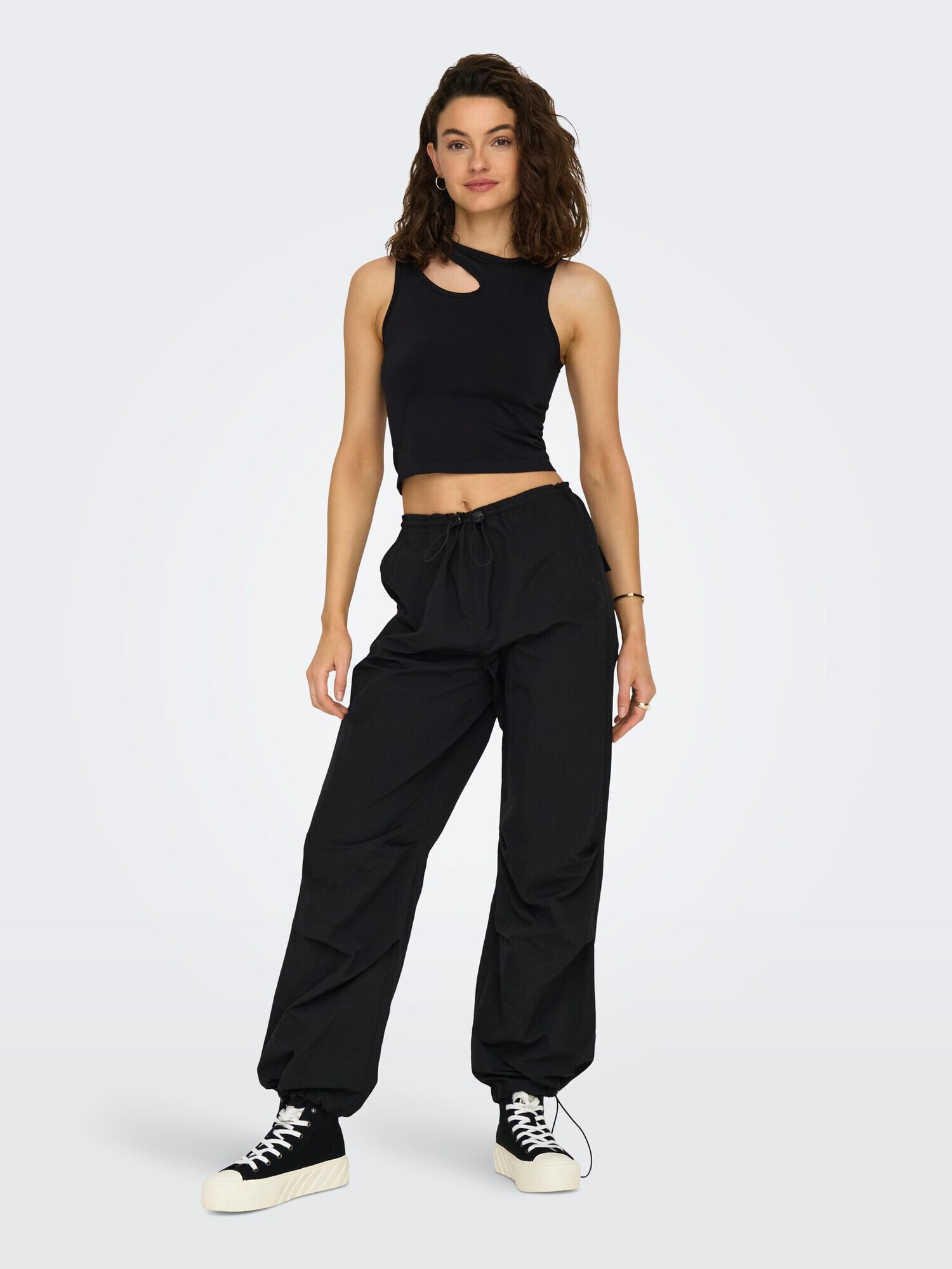 ONLY Pantaloni 'ECHO' negru - Pled.ro