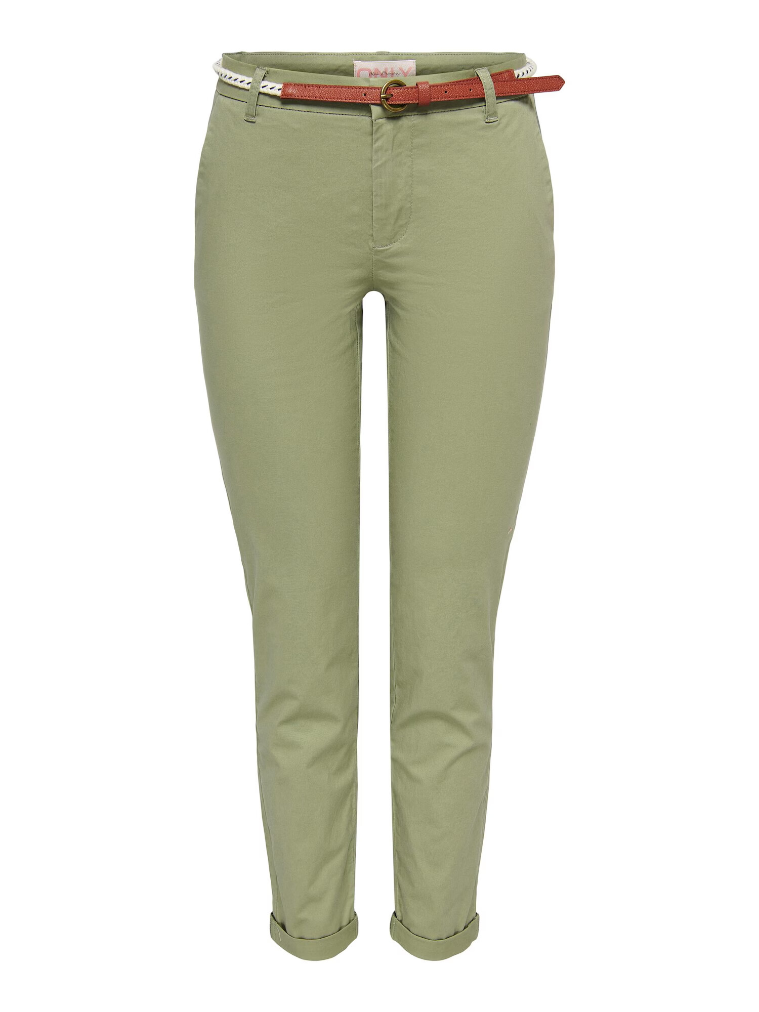 ONLY Pantaloni eleganți 'Biana' verde deschis - Pled.ro