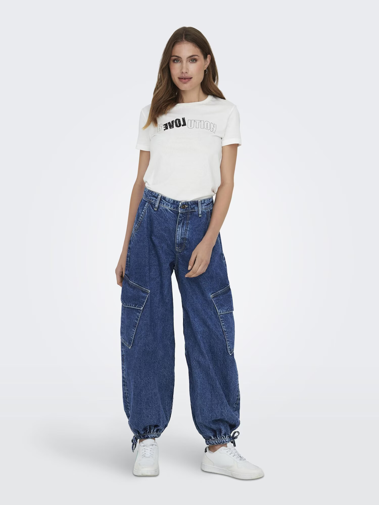 ONLY Pantaloni eleganți 'PERNILLE' albastru denim - Pled.ro