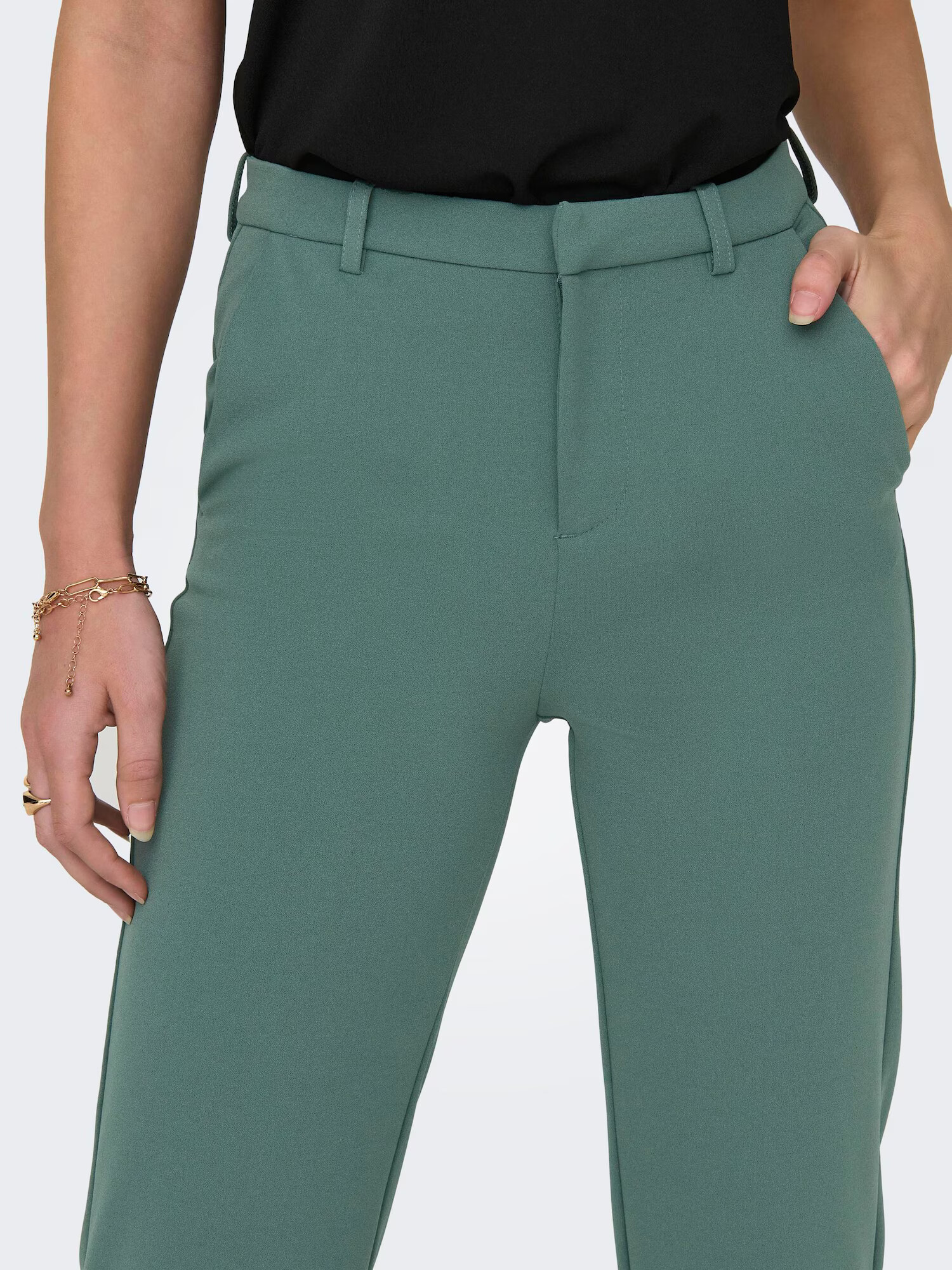 ONLY Pantaloni eleganți 'RAFFY-YO' verde pin - Pled.ro