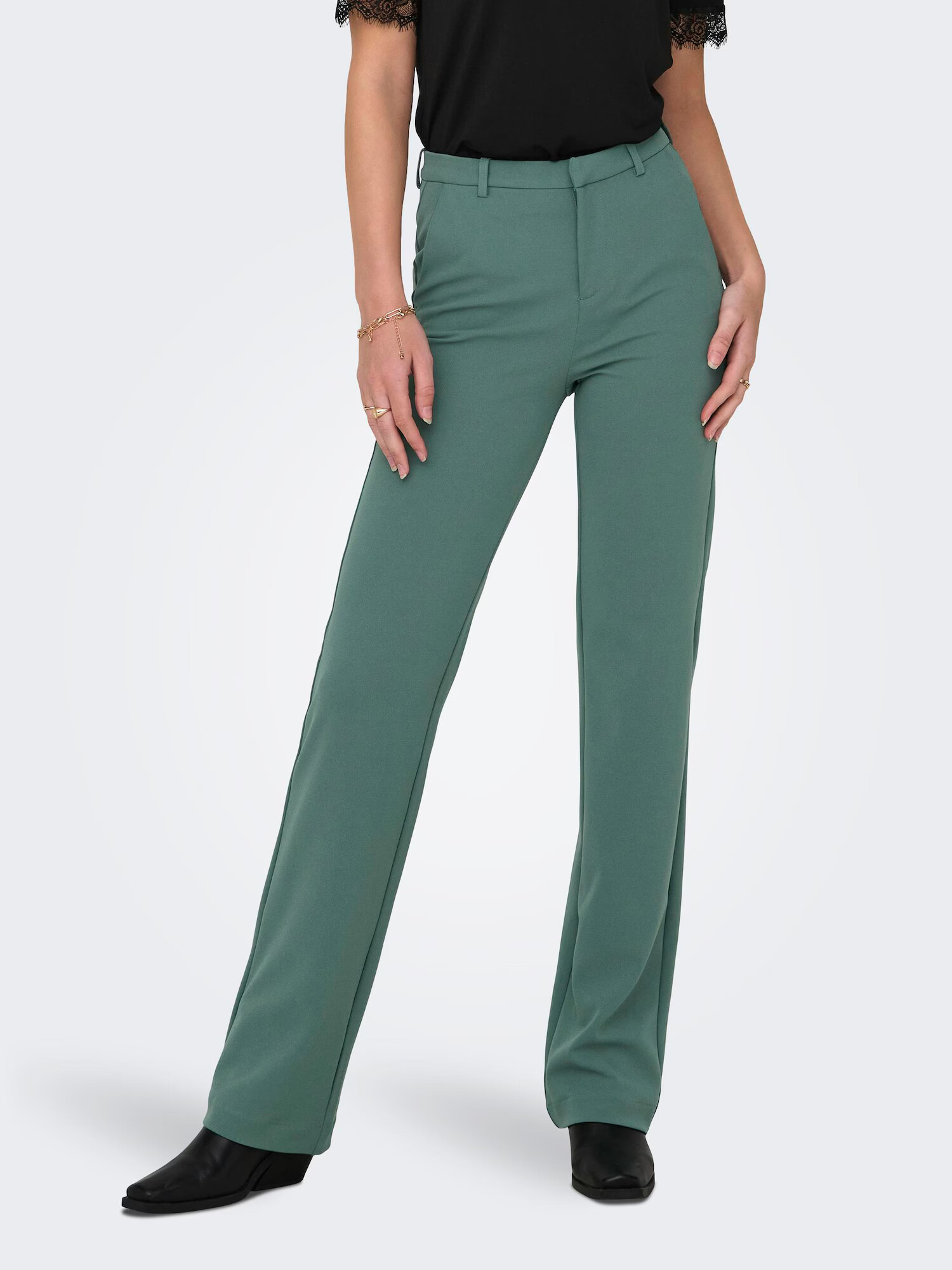 ONLY Pantaloni eleganți 'RAFFY-YO' verde pin - Pled.ro