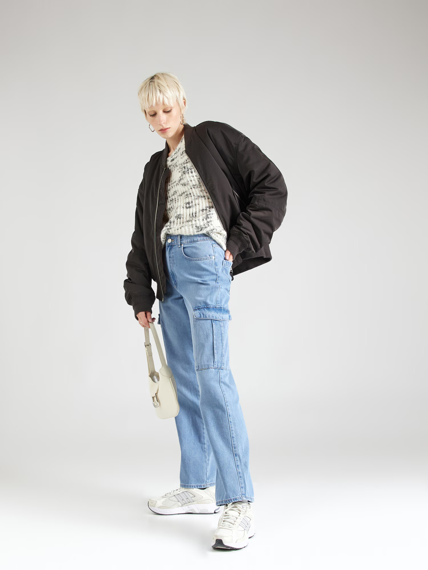 ONLY Pantaloni eleganți 'RILEY' albastru denim - Pled.ro