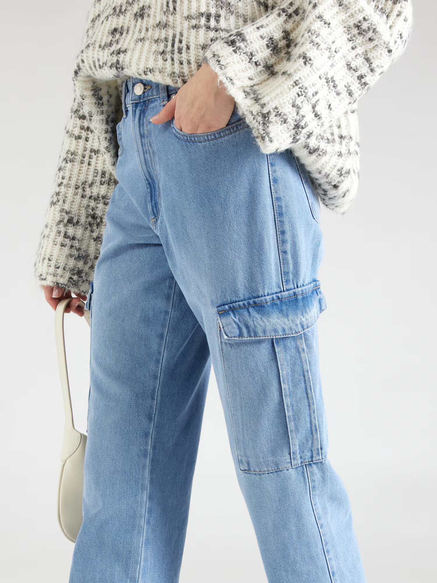 ONLY Pantaloni eleganți 'RILEY' albastru denim - Pled.ro