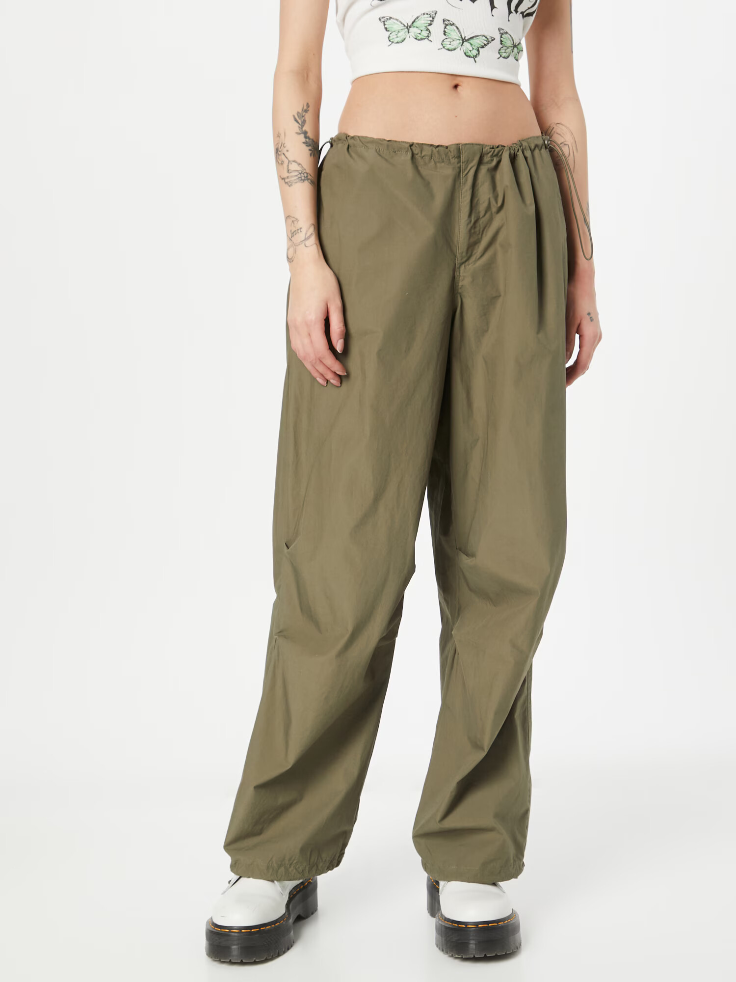 ONLY Pantaloni 'FRANCHES' oliv - Pled.ro