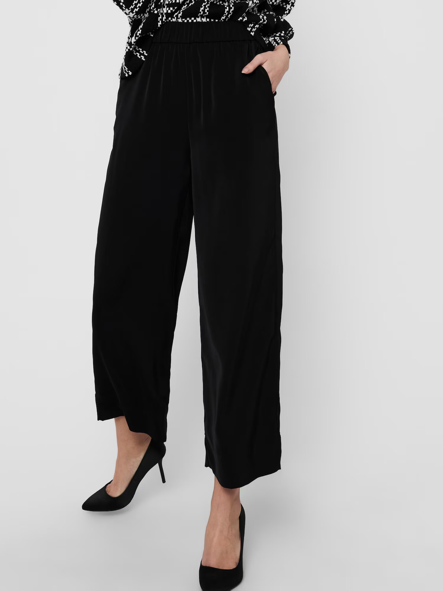 ONLY Pantaloni 'Gisela Gustava' negru - Pled.ro