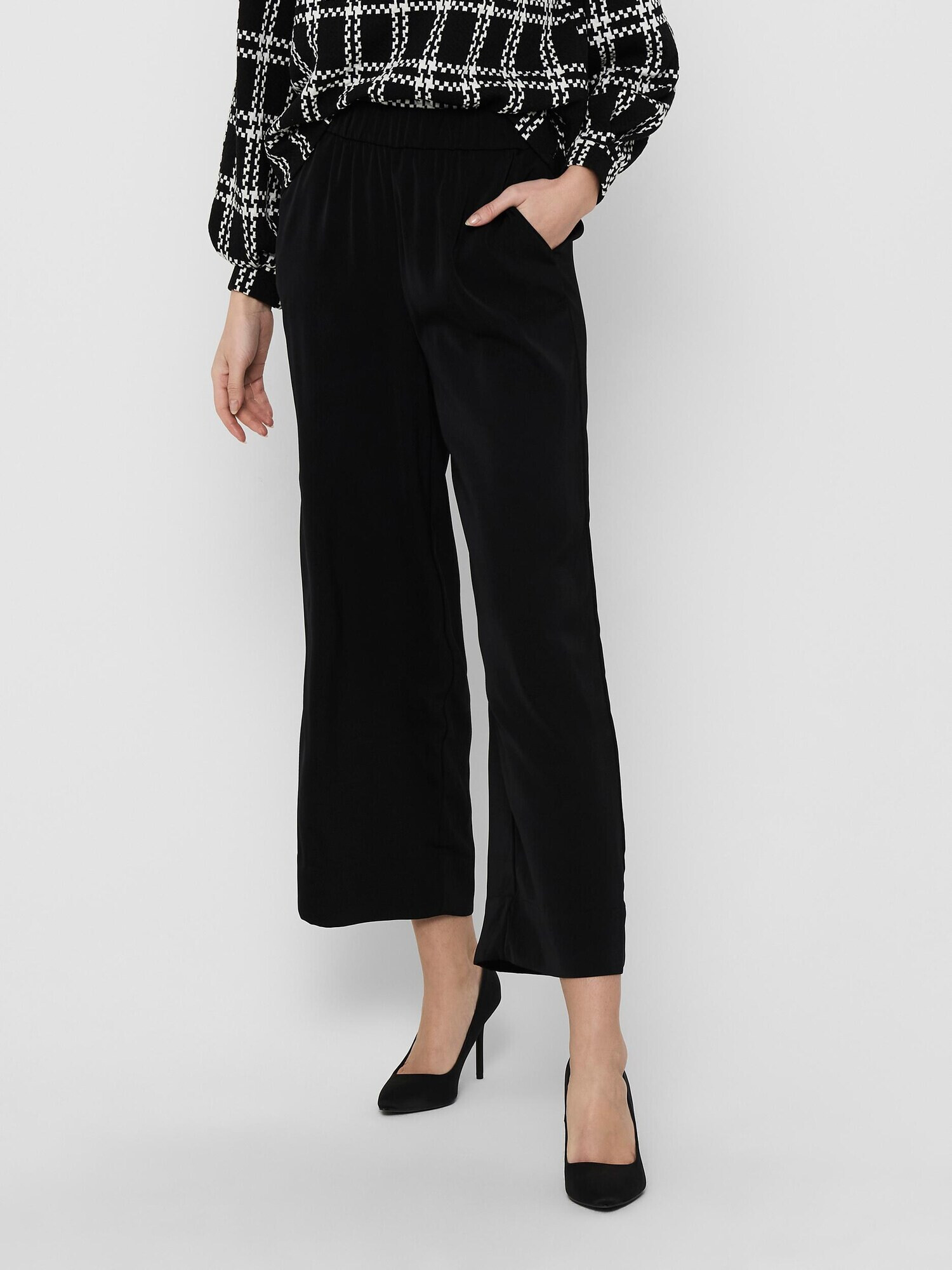 ONLY Pantaloni 'Gisela Gustava' negru - Pled.ro