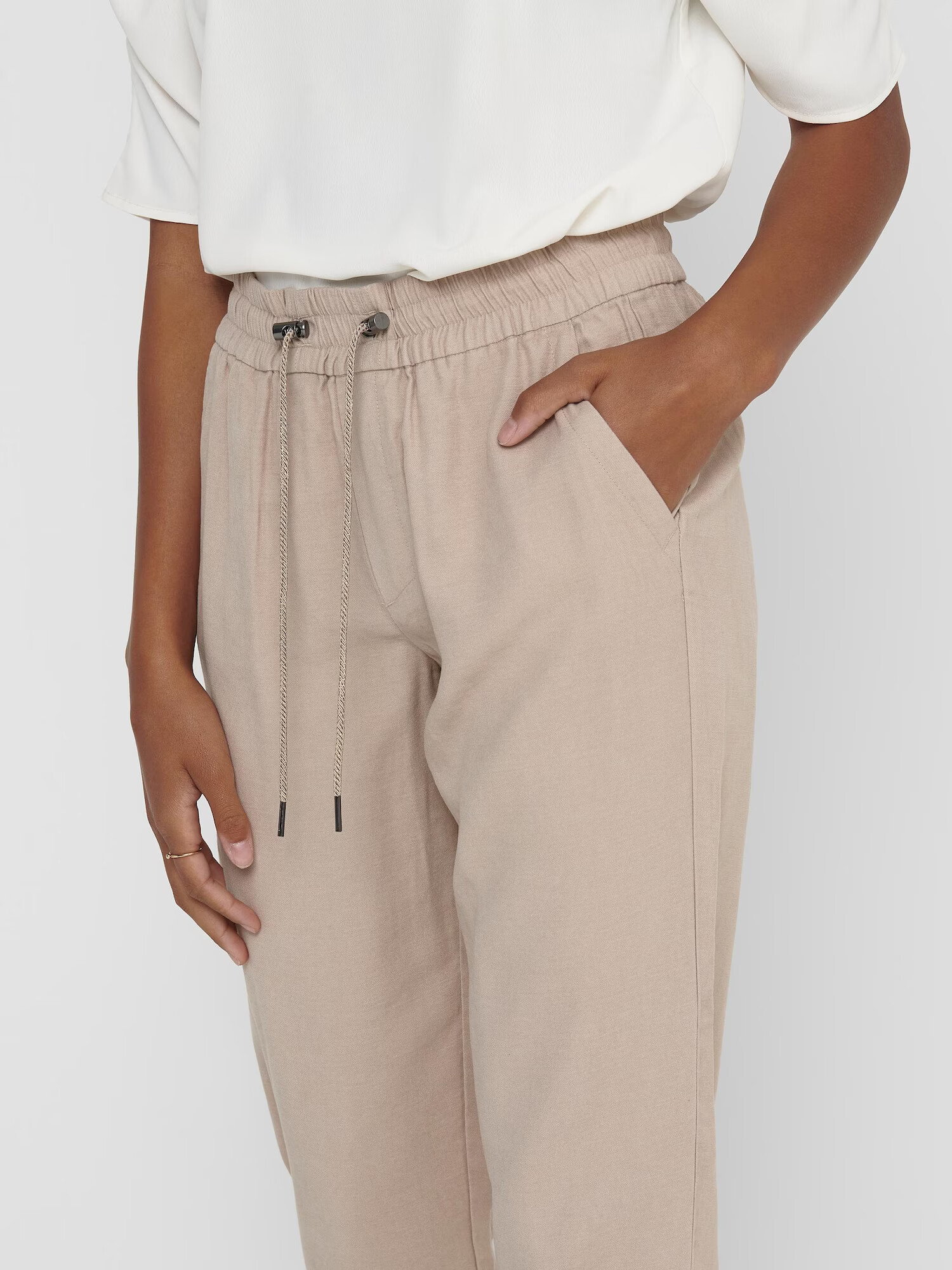 ONLY Pantaloni 'Kelda-Emery' bej - Pled.ro