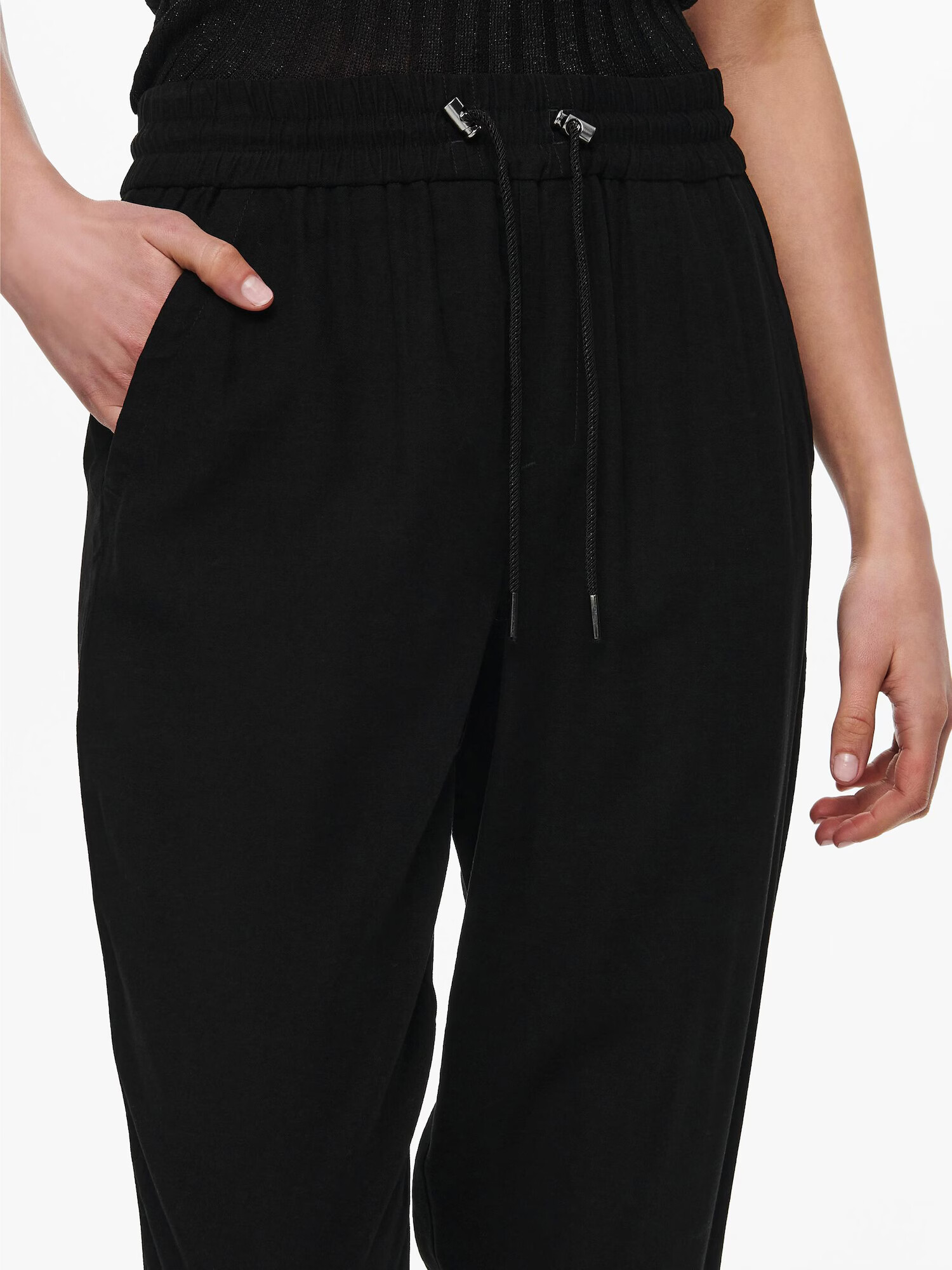 ONLY Pantaloni 'Kelda-Emery' negru - Pled.ro