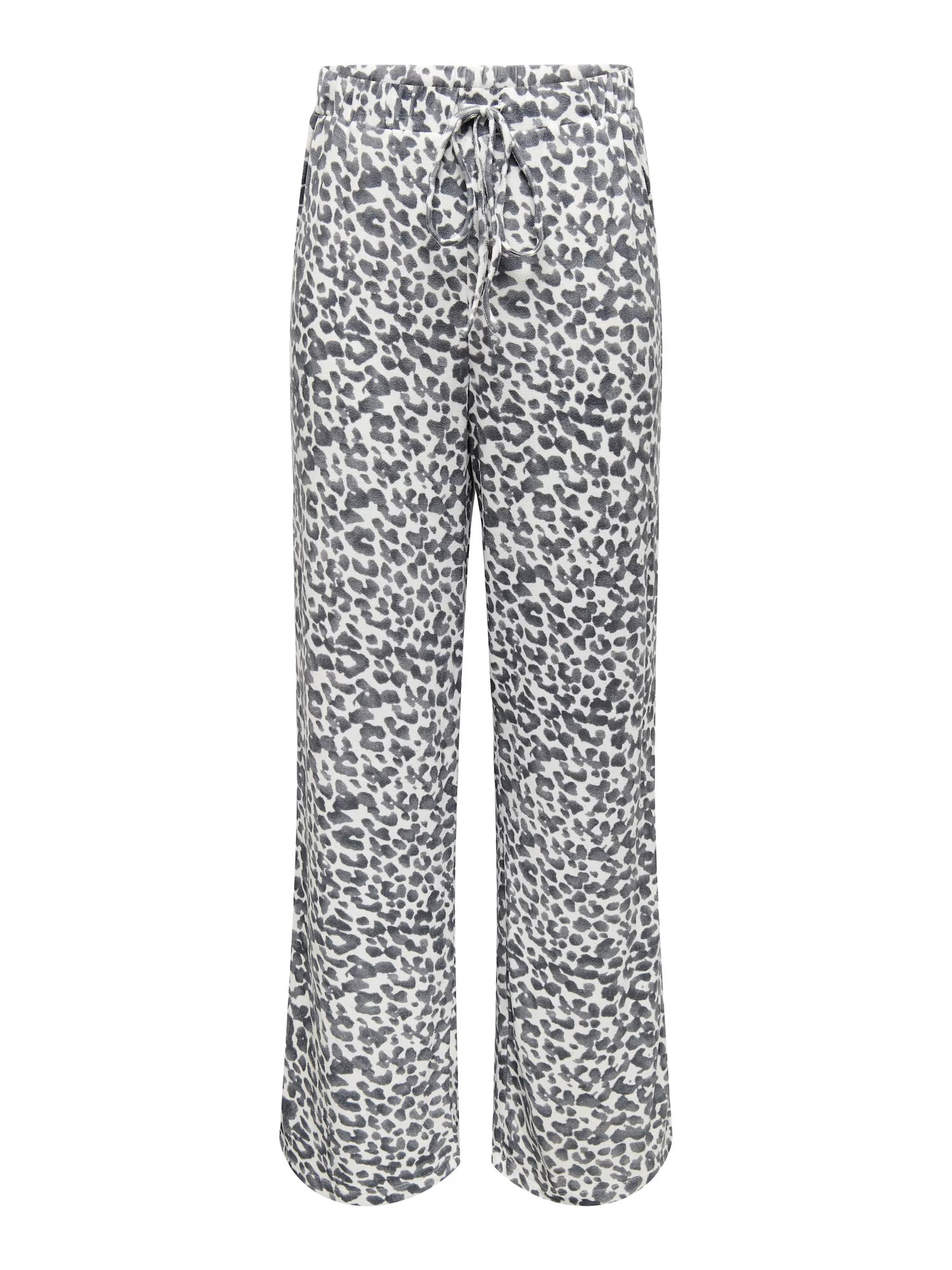 ONLY Pantaloni 'LEANA' negru / alb - Pled.ro