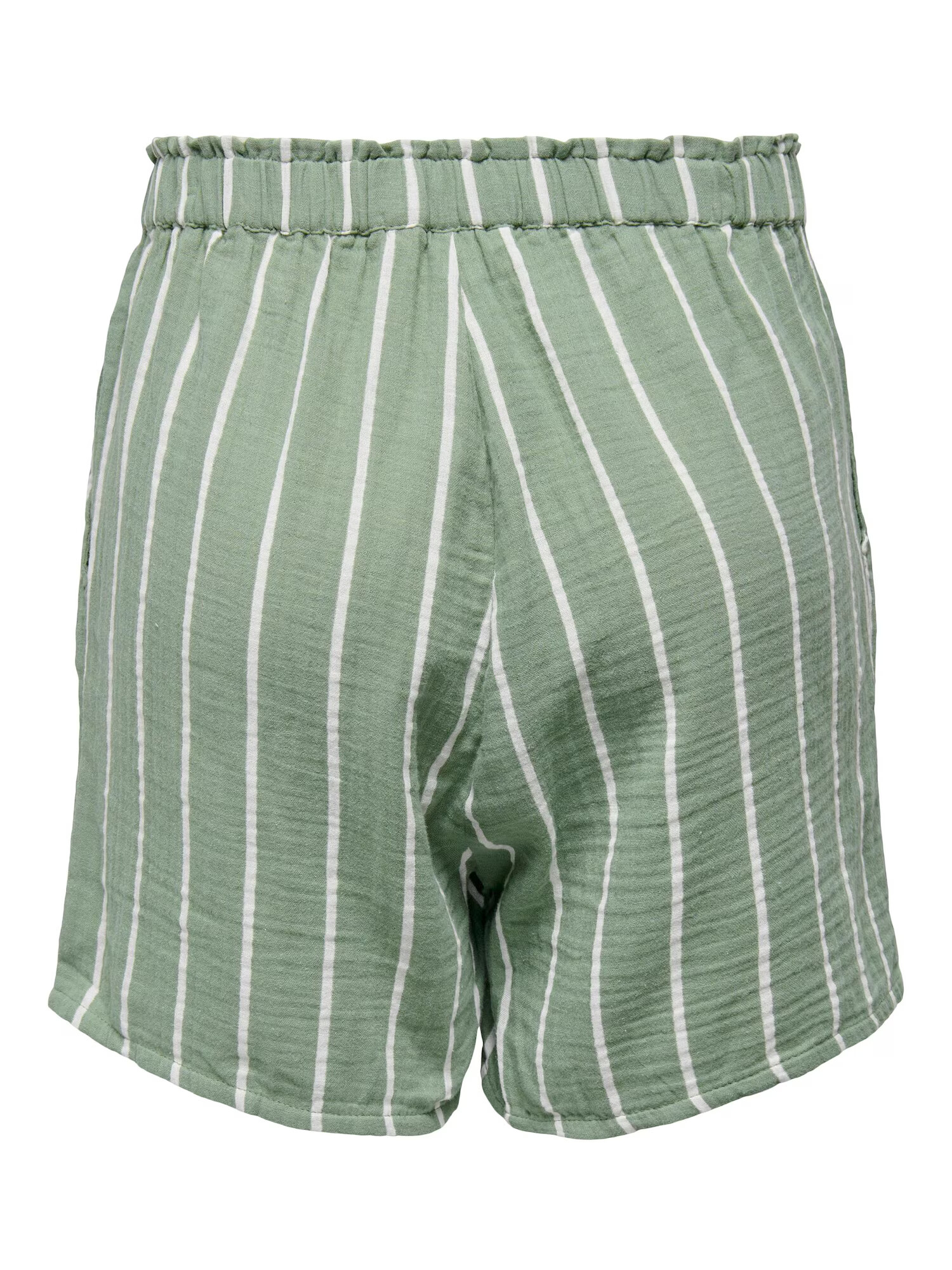 ONLY Pantaloni 'NORA' verde pastel / alb - Pled.ro