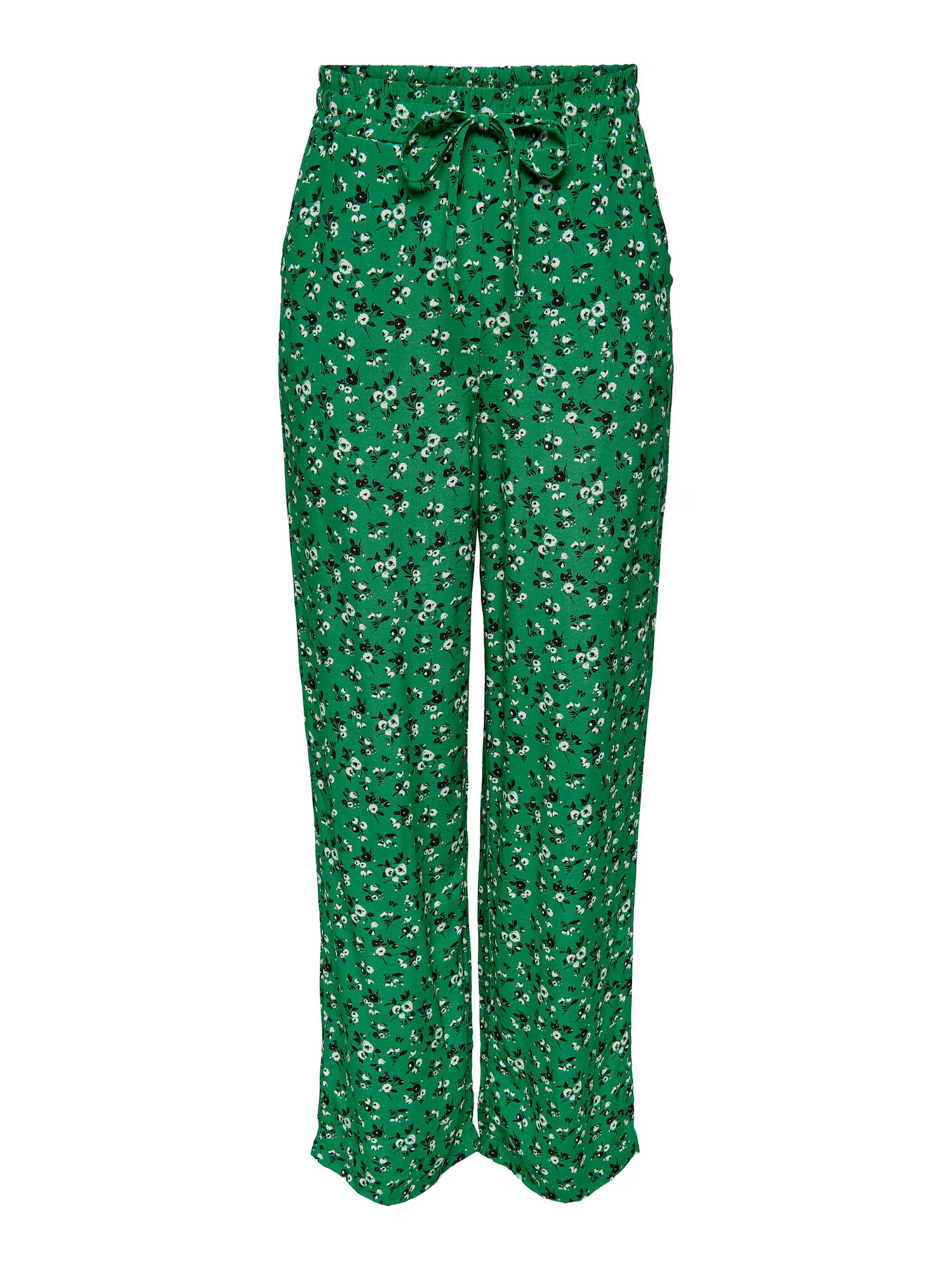 ONLY Pantaloni 'Serena' verde / negru / alb murdar - Pled.ro