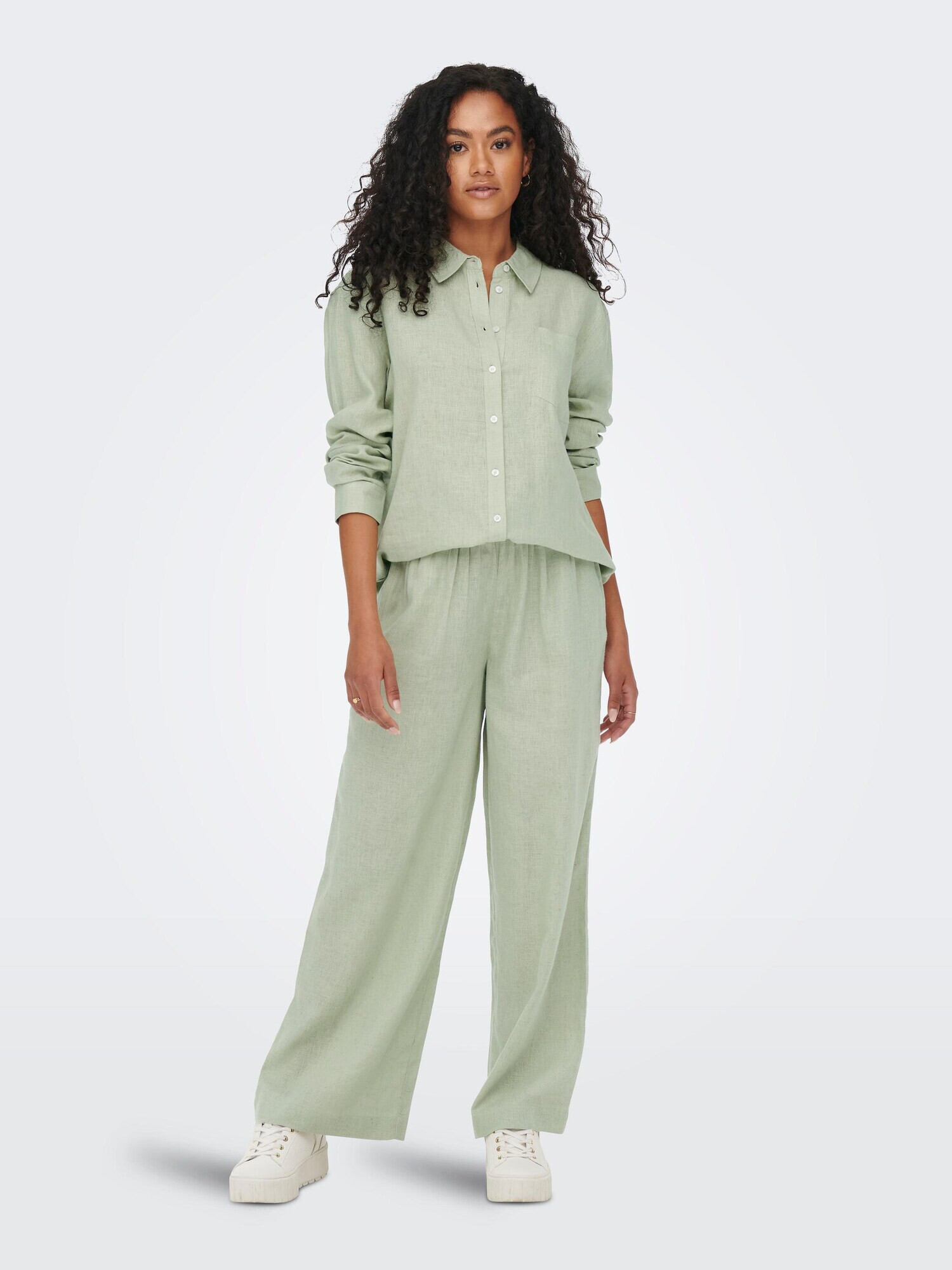 ONLY Pantaloni 'Tokyo' verde deschis - Pled.ro