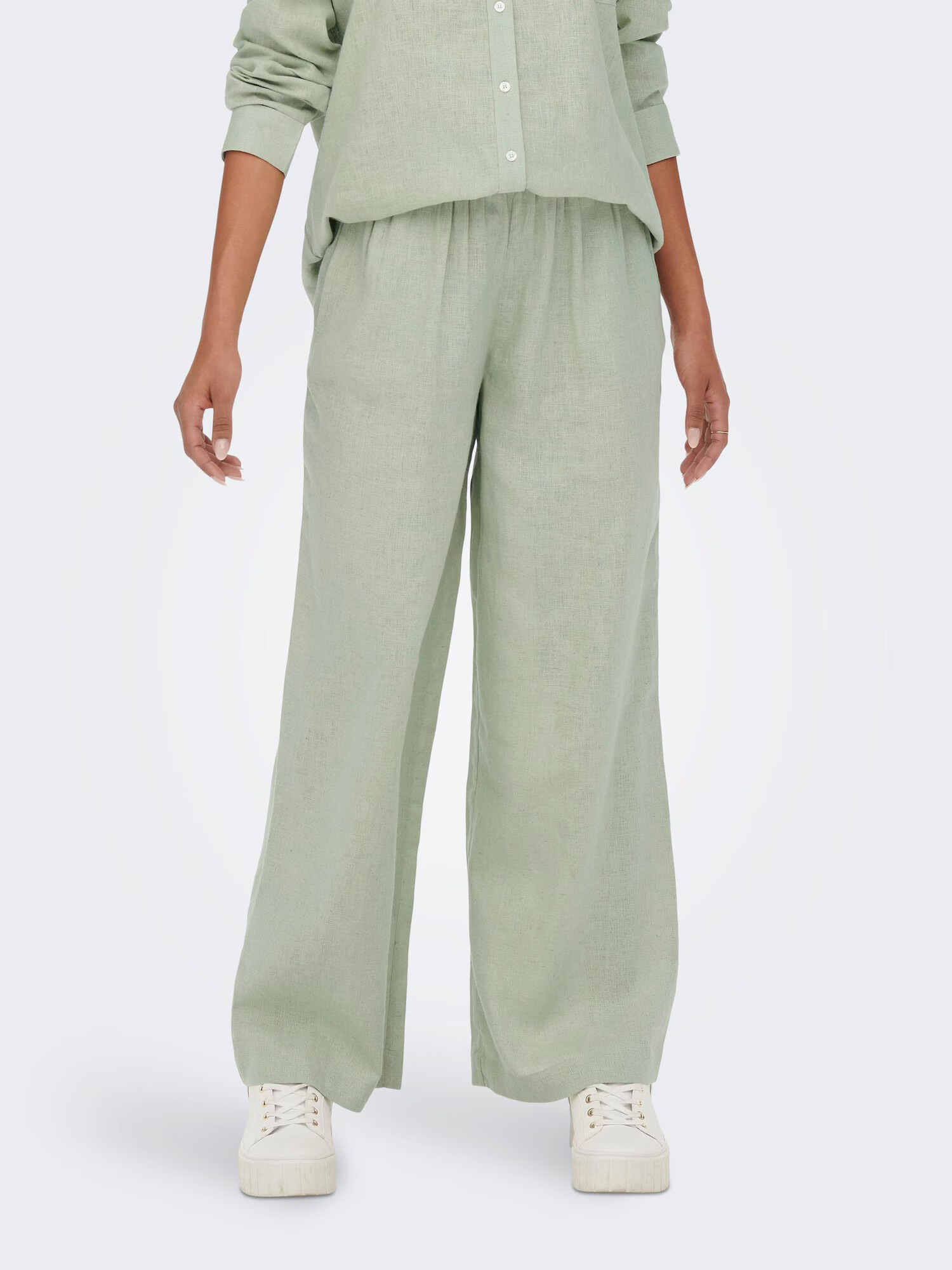 ONLY Pantaloni 'Tokyo' verde deschis - Pled.ro