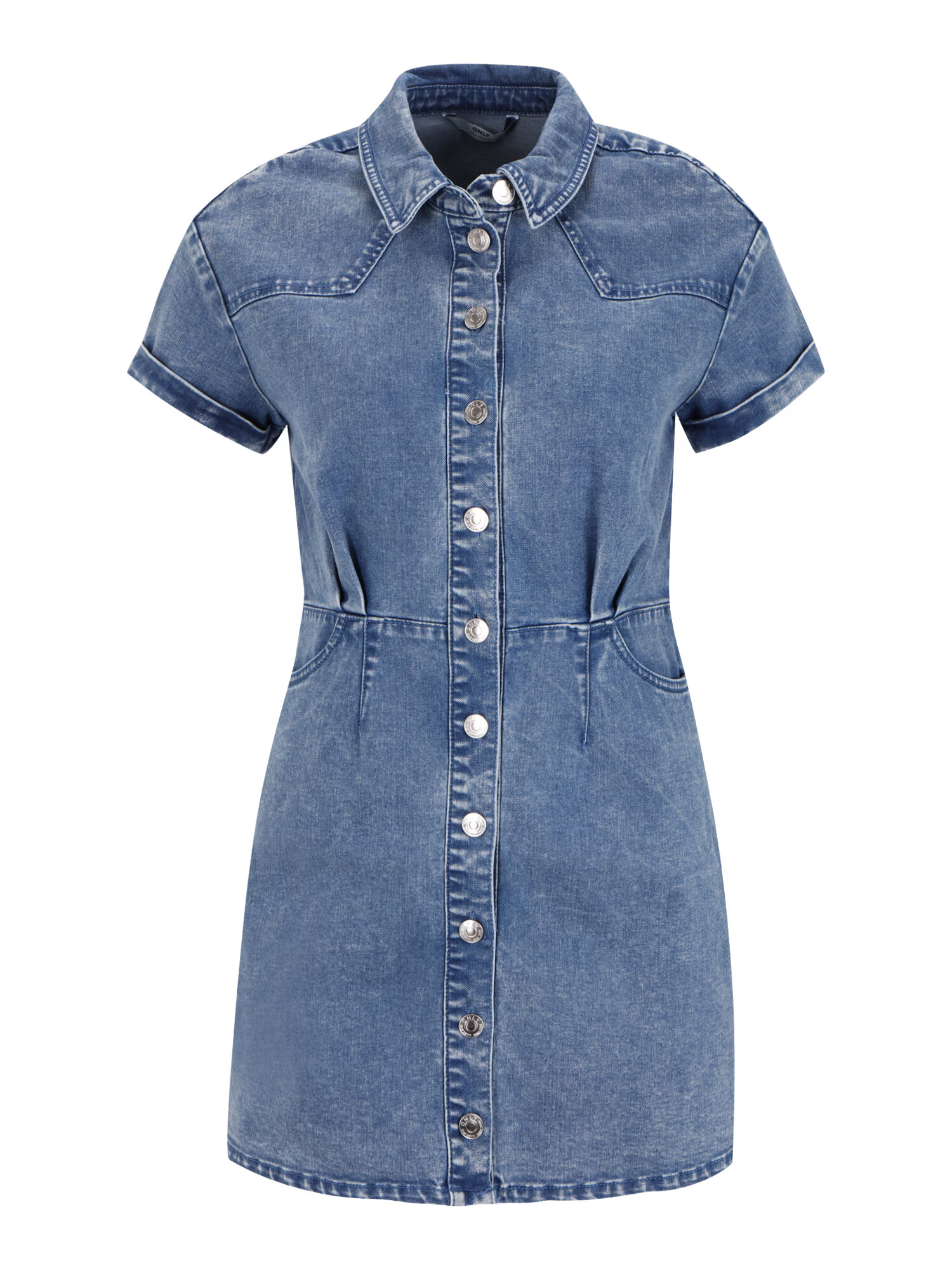 Only Petite Rochie 'FLEUR' albastru denim - Pled.ro