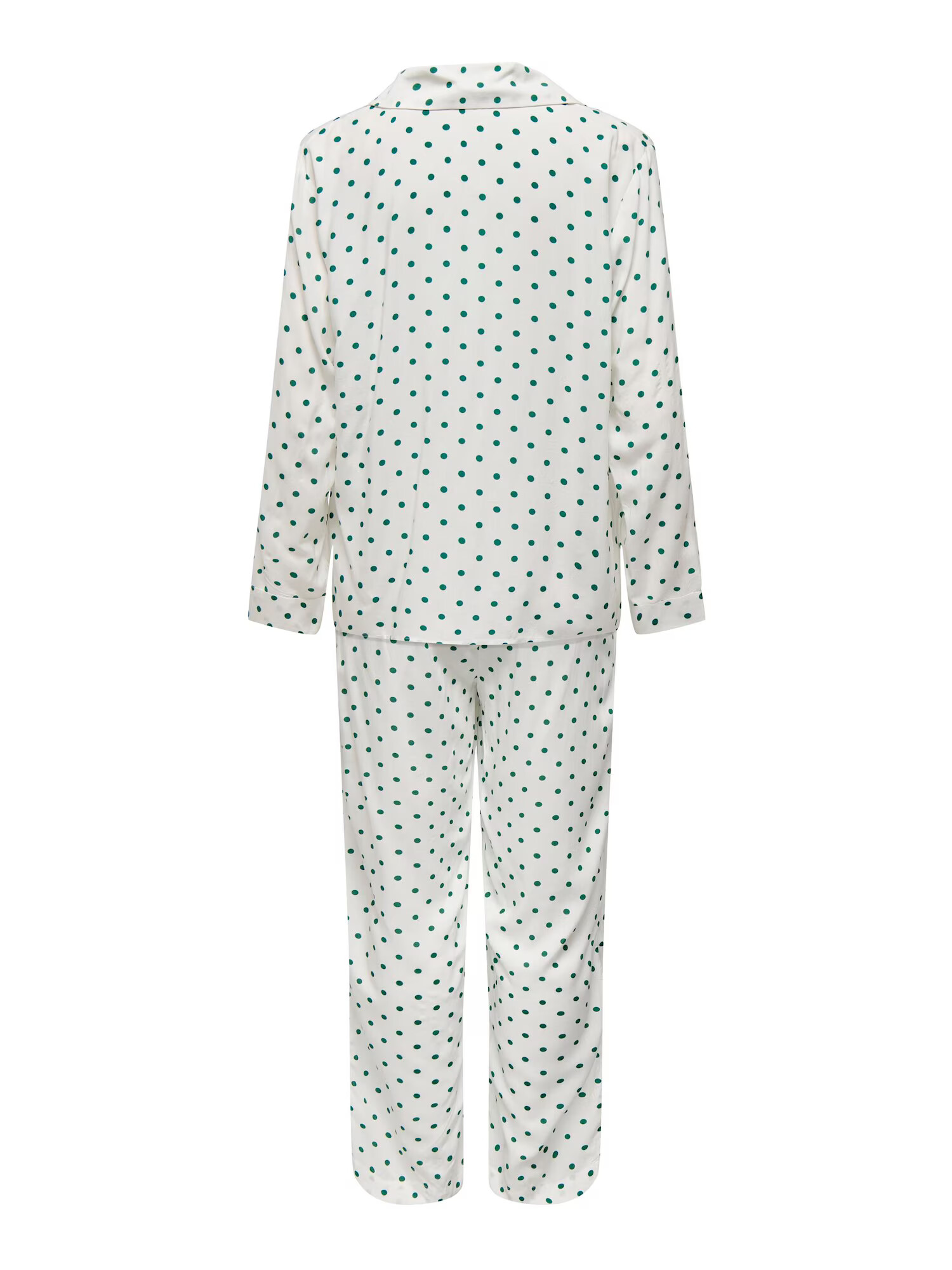 ONLY Pijama 'LAURA' verde / alb - Pled.ro