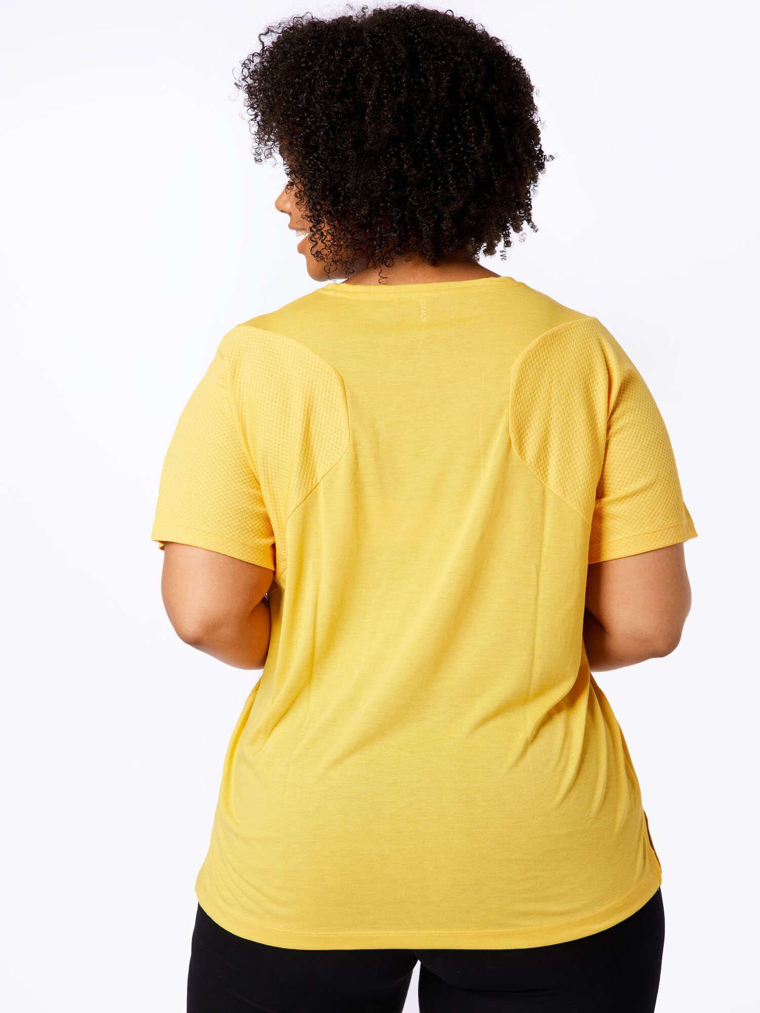 Only Play Curvy Tricou funcțional galben citron - Pled.ro