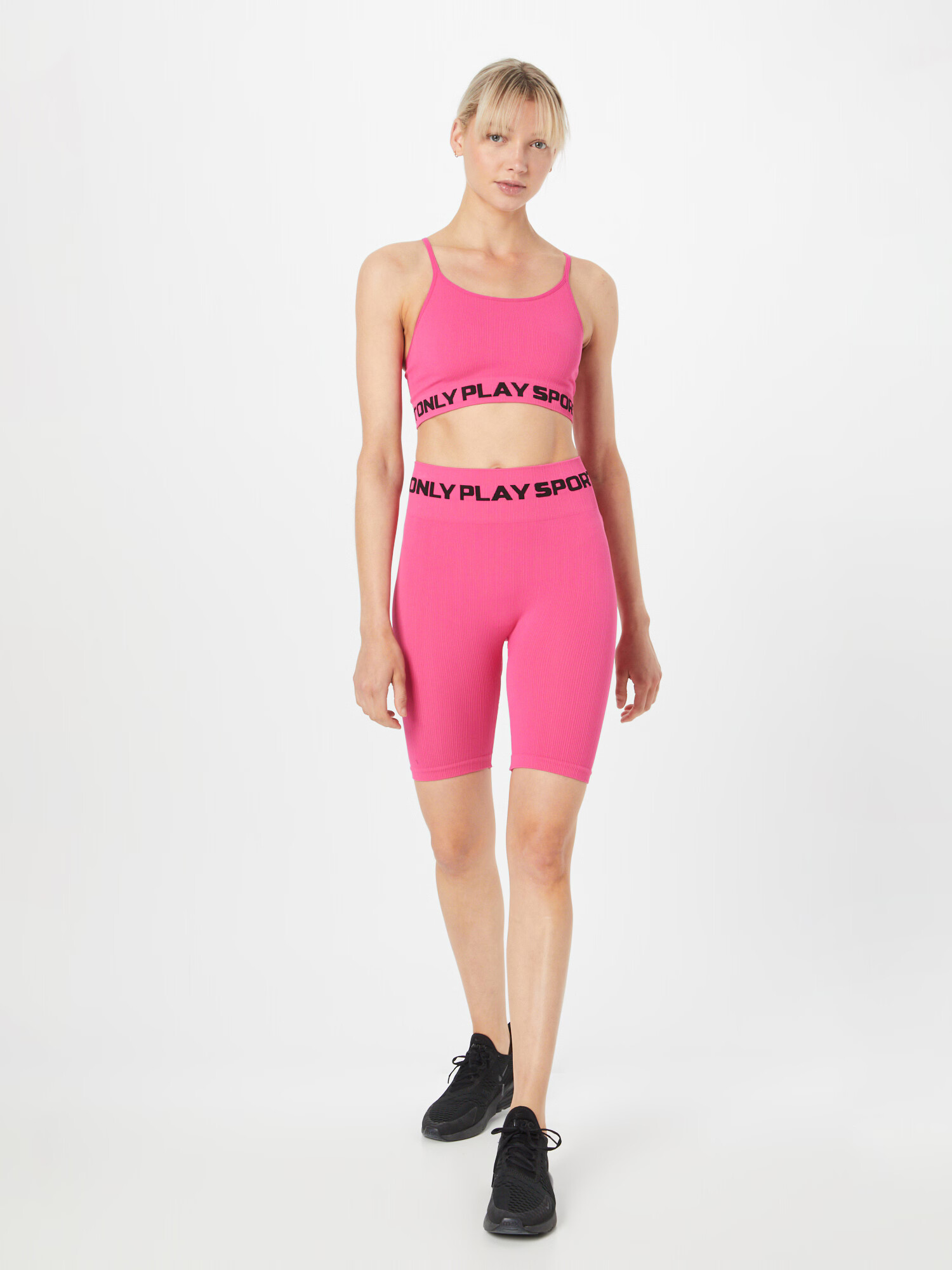 ONLY PLAY Pantaloni sport 'ANA' magenta / negru - Pled.ro