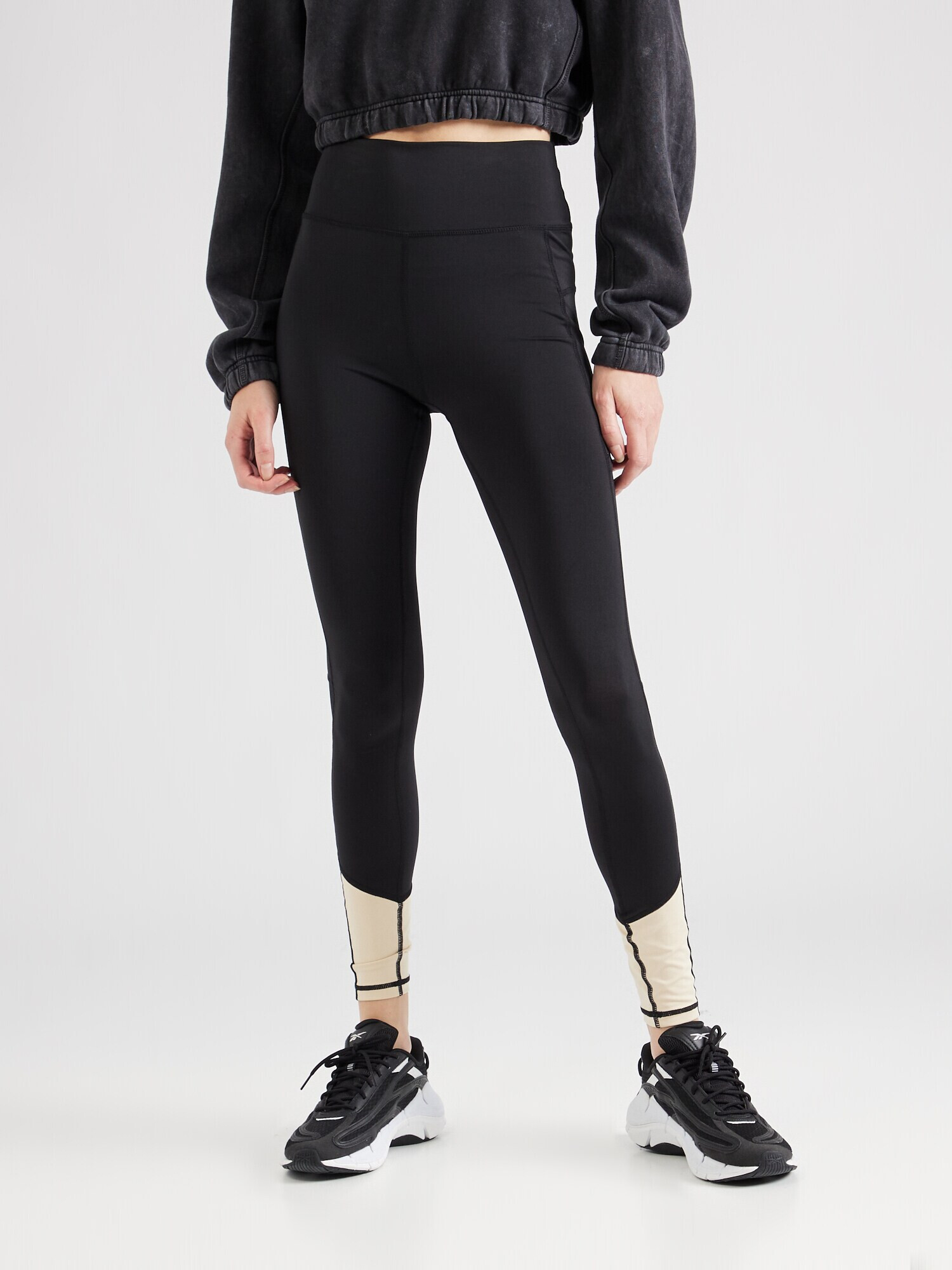 ONLY PLAY Pantaloni sport 'Jam' crem / negru - Pled.ro