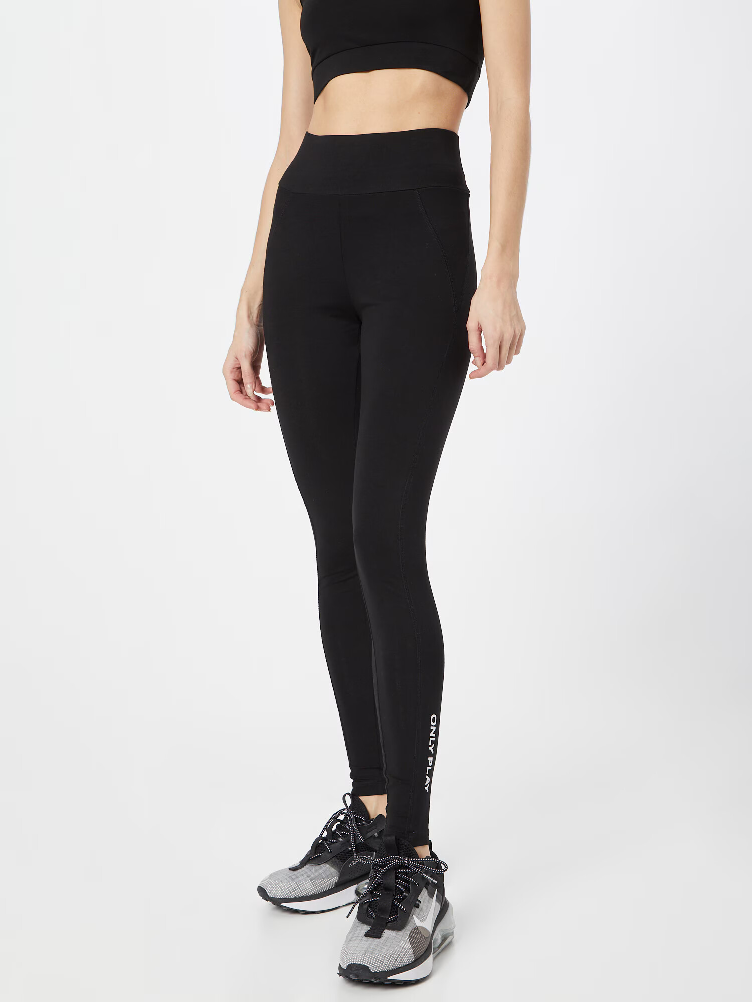 ONLY PLAY Pantaloni sport 'LIA' negru / alb - Pled.ro