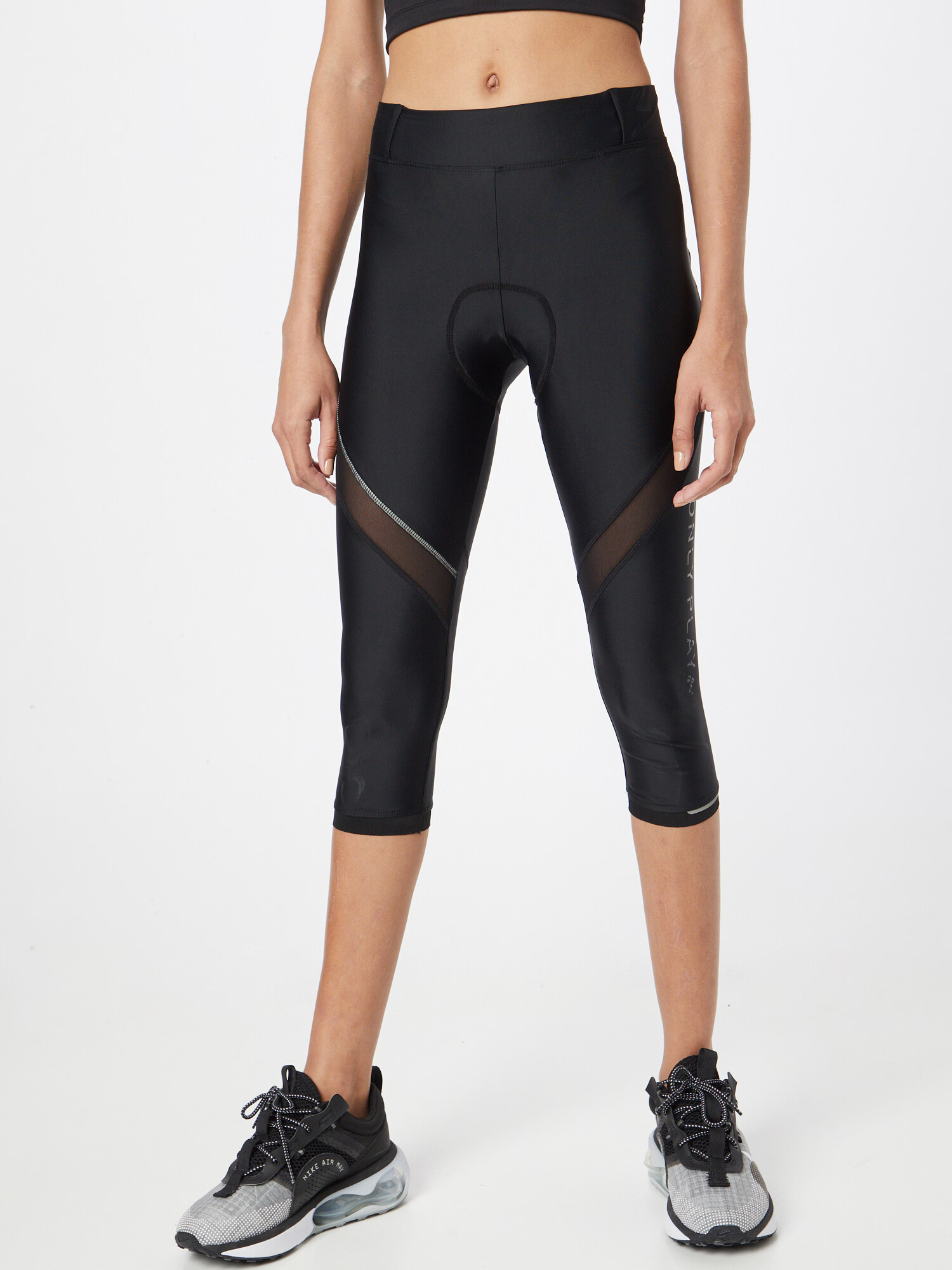 ONLY PLAY Pantaloni sport negru / argintiu - Pled.ro