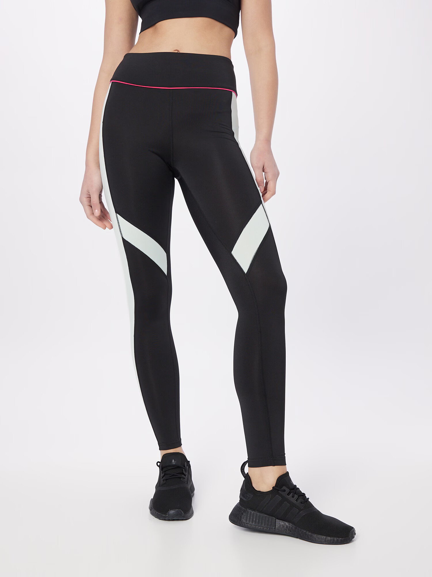 ONLY PLAY Pantaloni sport 'Nora' negru / alb - Pled.ro