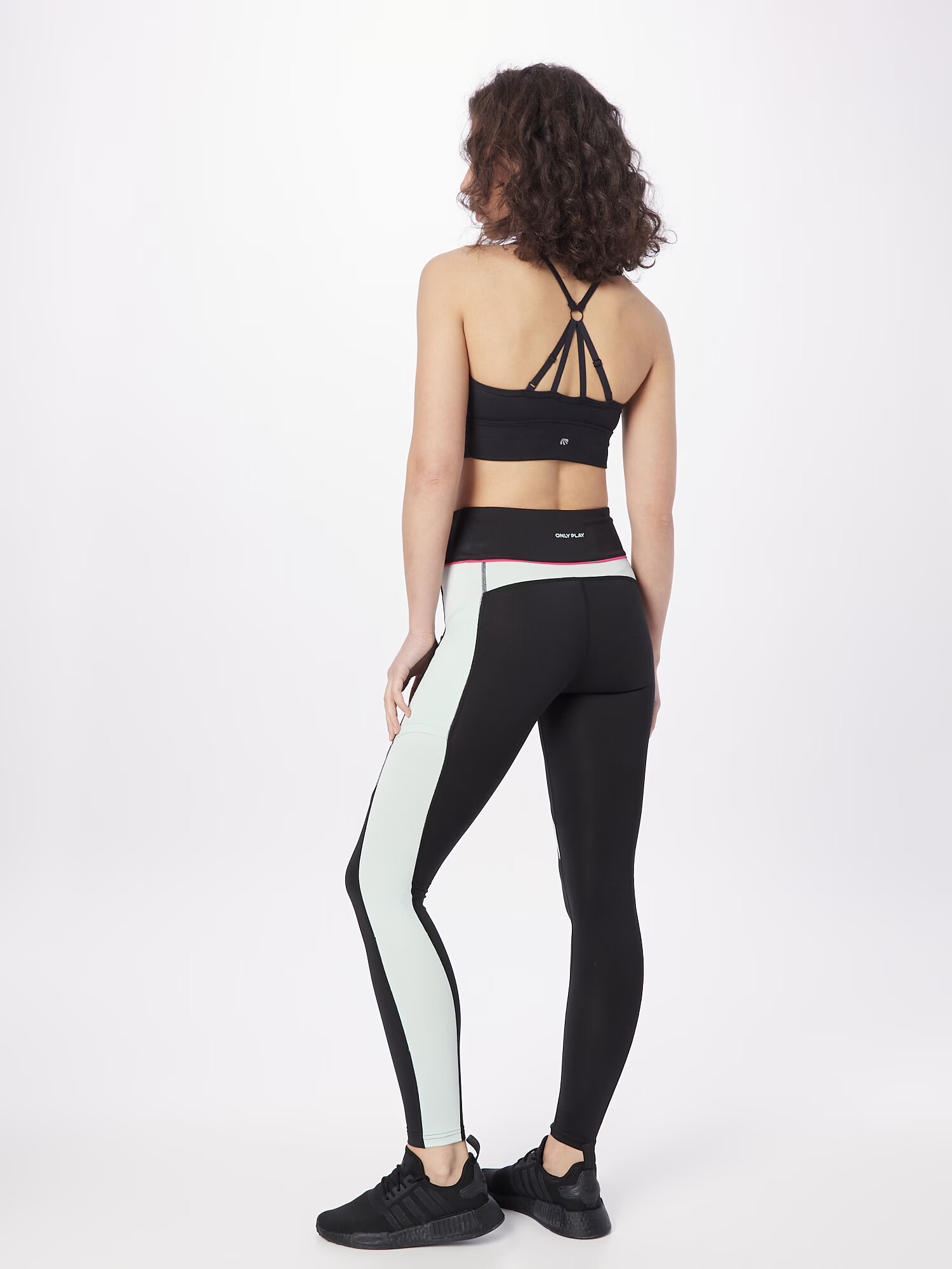 ONLY PLAY Pantaloni sport 'Nora' negru / alb - Pled.ro