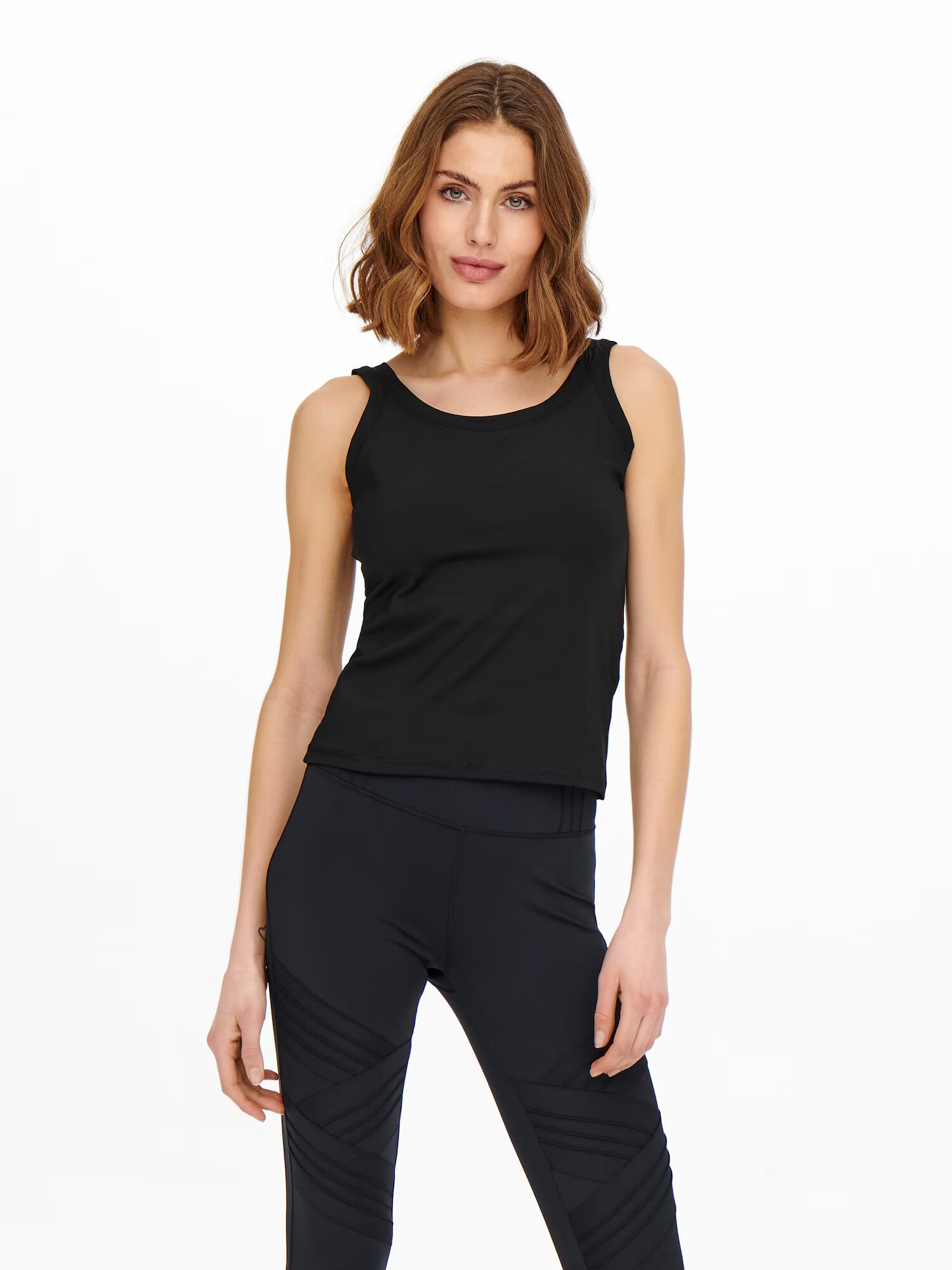 ONLY PLAY Sport top 'Feven' negru - Pled.ro