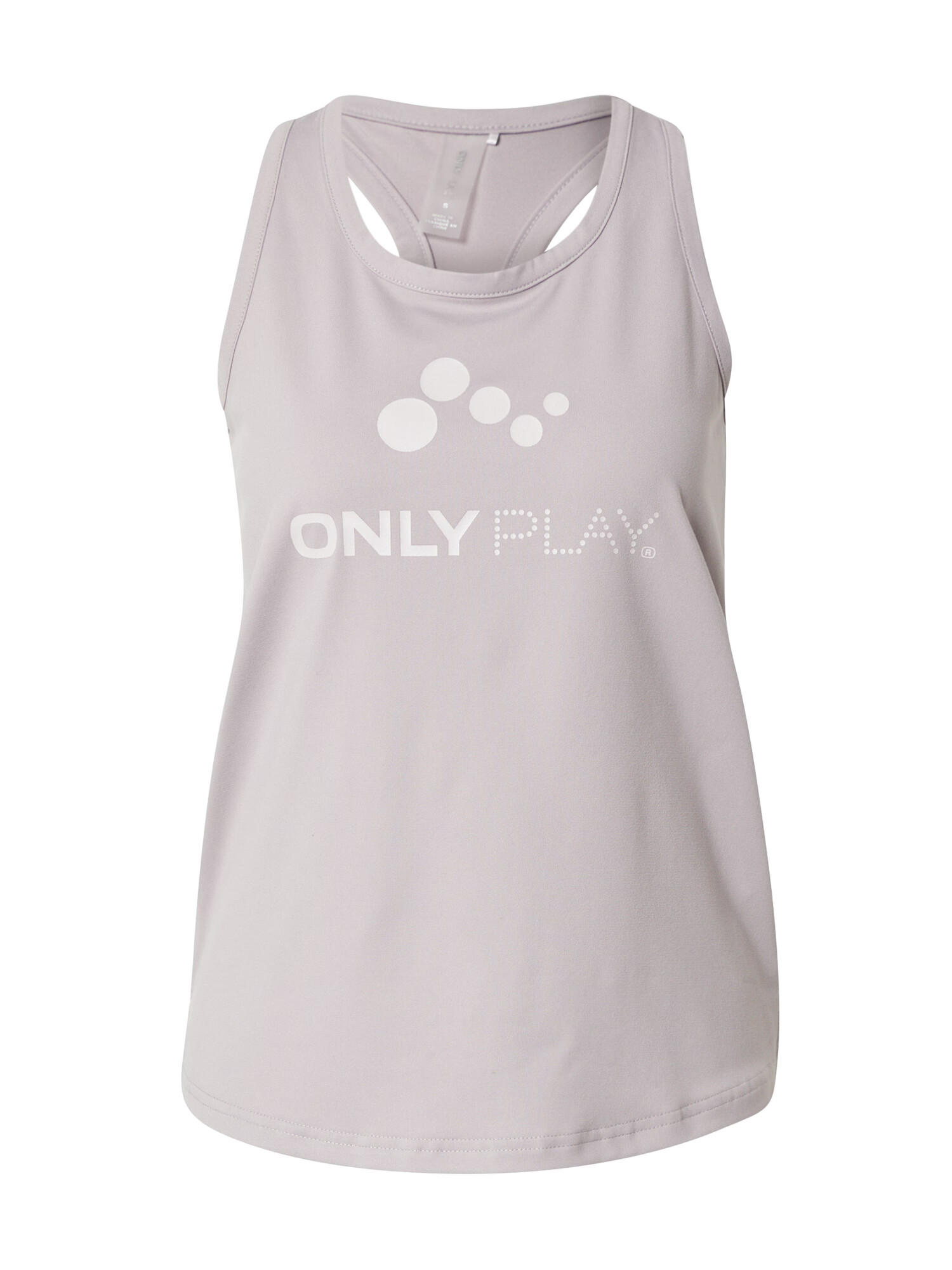 ONLY PLAY Sport top gri deschis / alb - Pled.ro