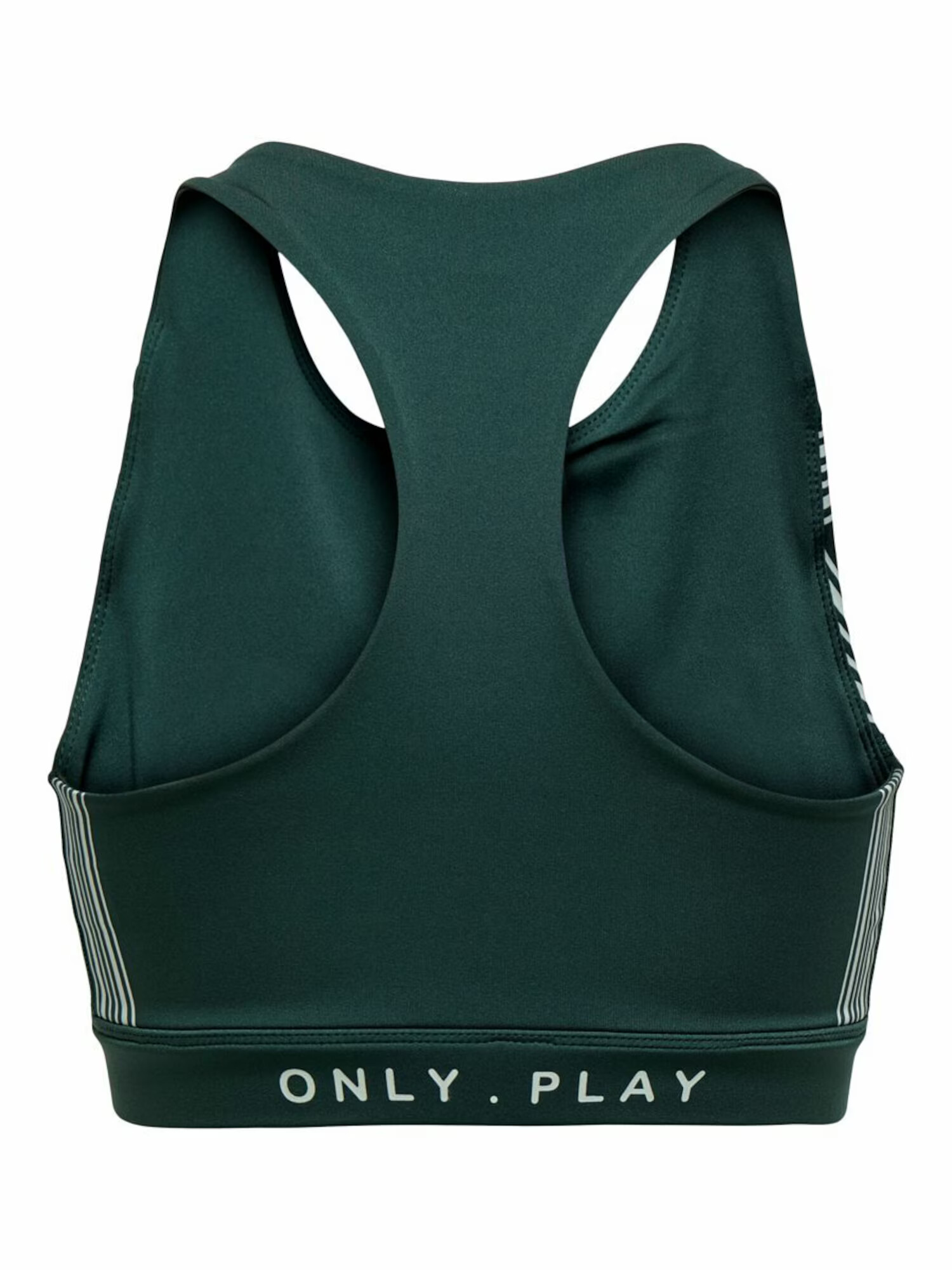 ONLY PLAY Sutien sport 'SHY' verde închis / alb - Pled.ro