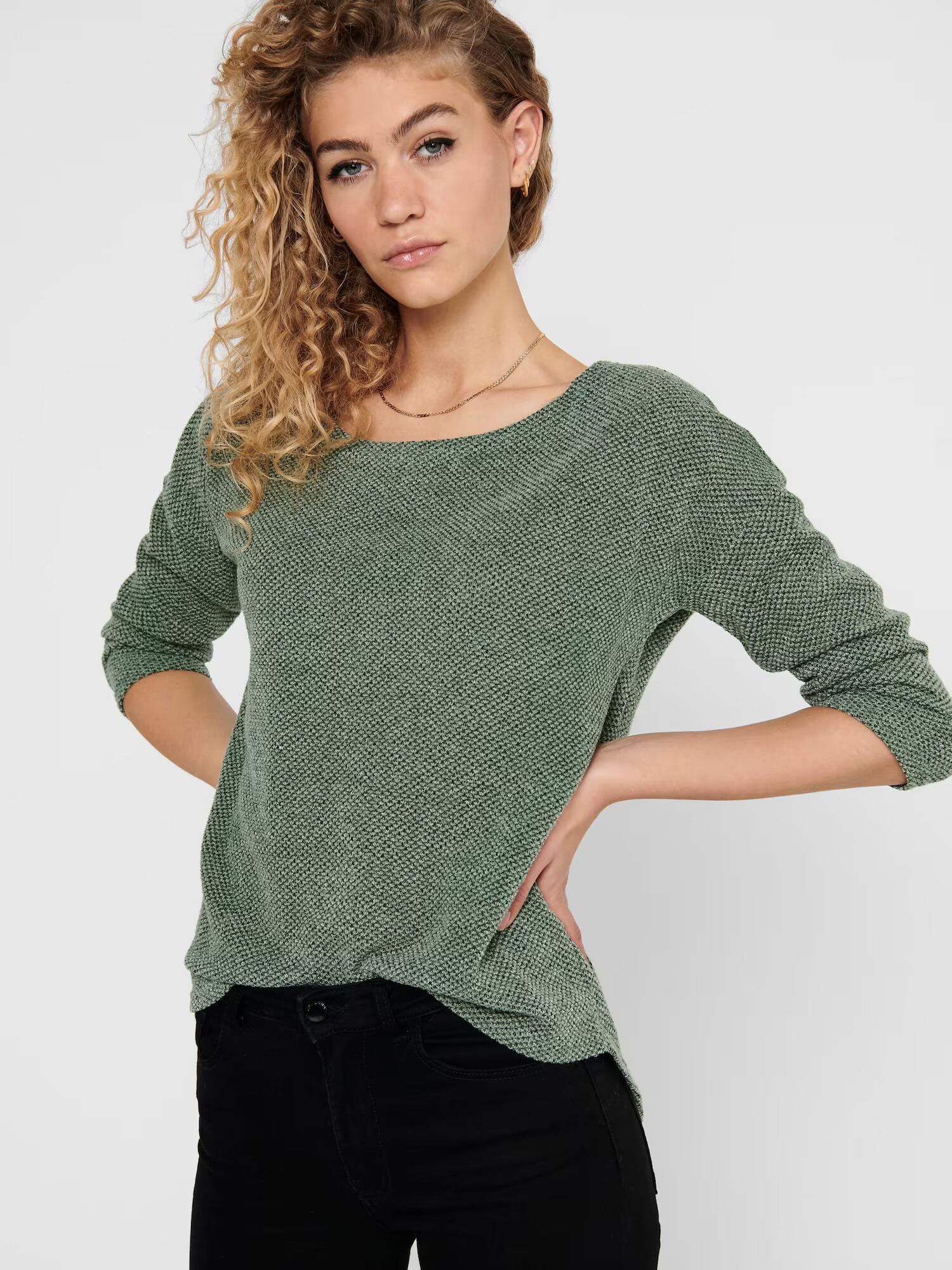 ONLY Tricou 'Alba' verde kiwi - Pled.ro