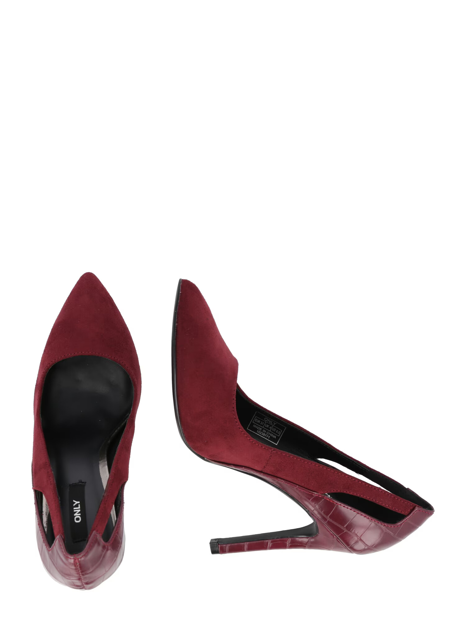 ONLY Pumps 'Chloe' roșu burgundy - Pled.ro