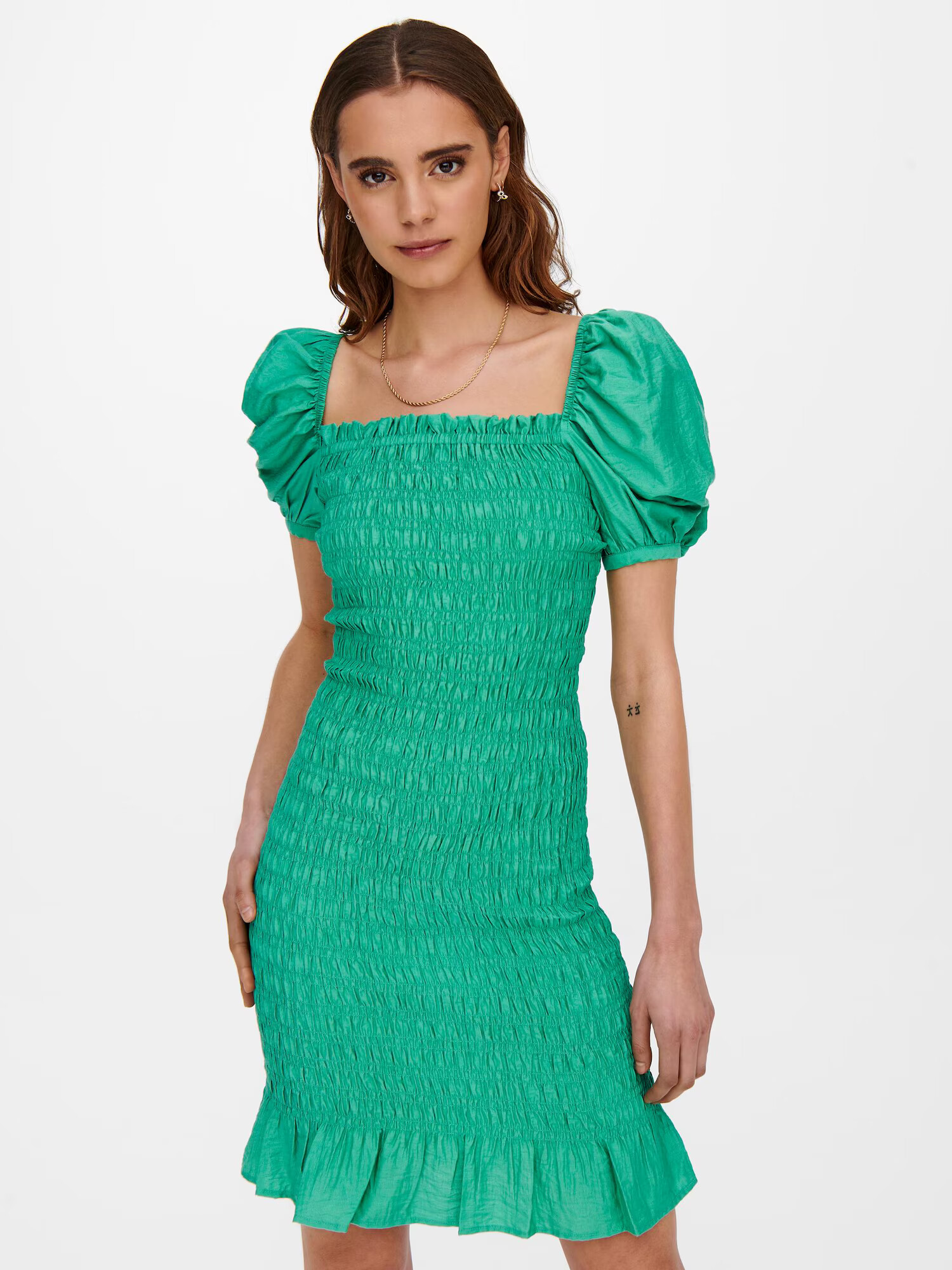 ONLY Rochie 'Amalie' verde iarbă - Pled.ro