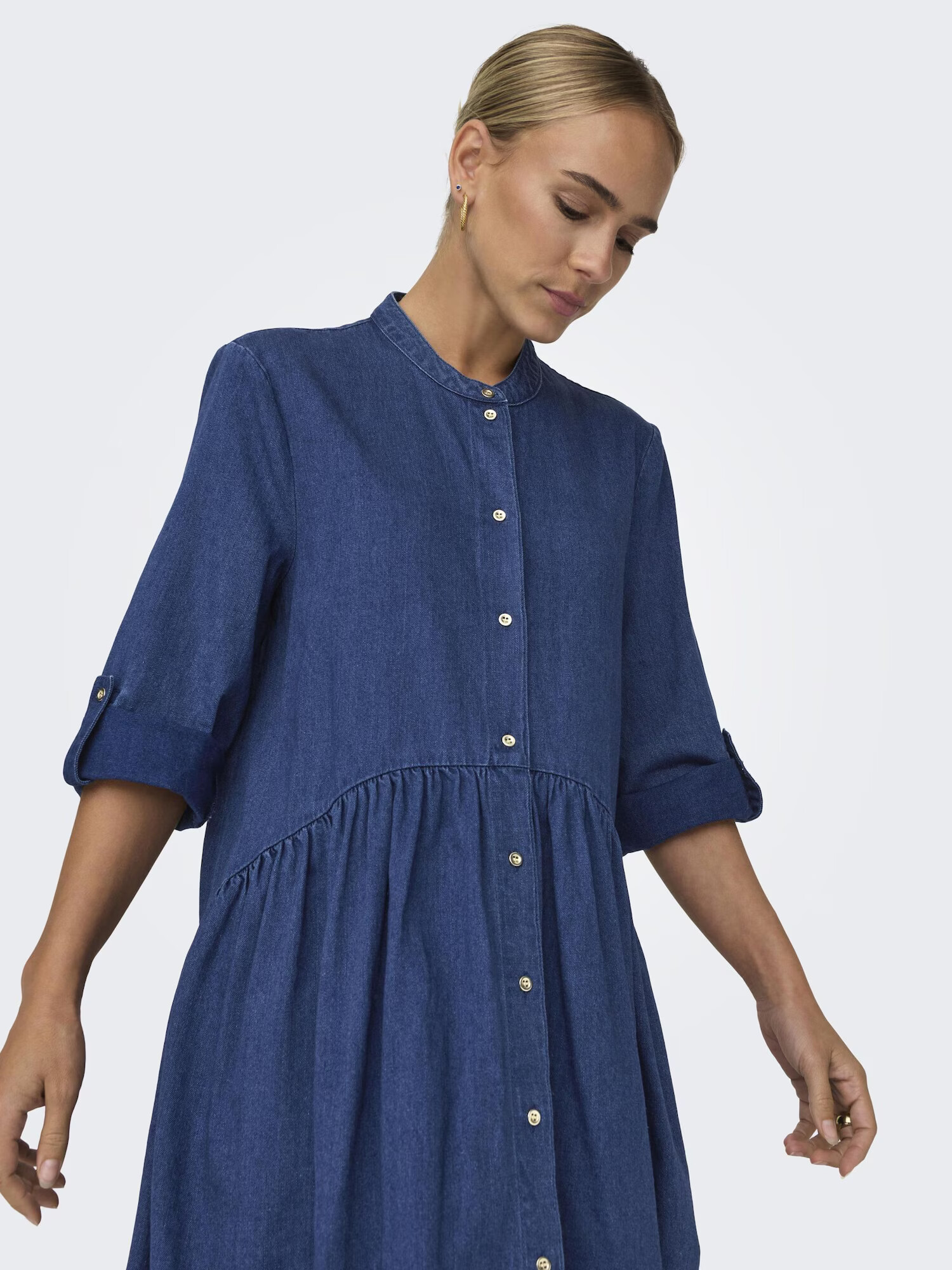 ONLY Rochie 'Chicago' albastru denim - Pled.ro