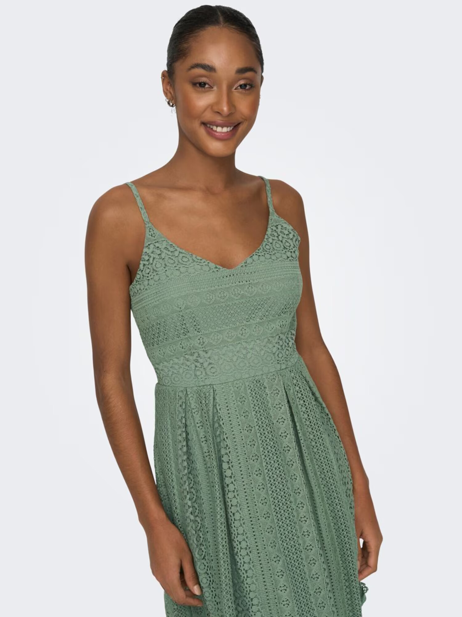 ONLY Rochie de cocktail 'Helena' verde - Pled.ro