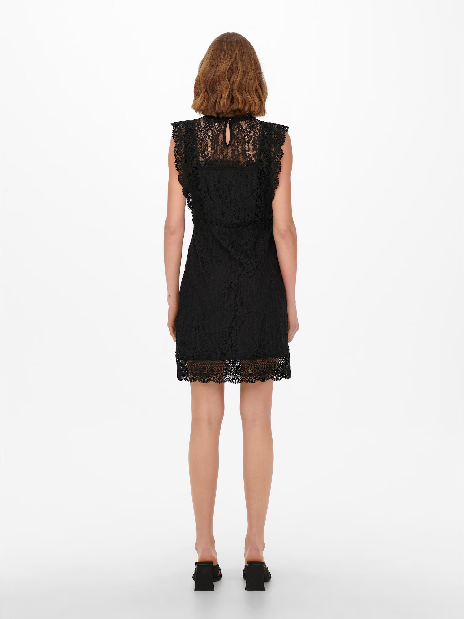 ONLY Rochie de cocktail 'New Karo' negru - Pled.ro