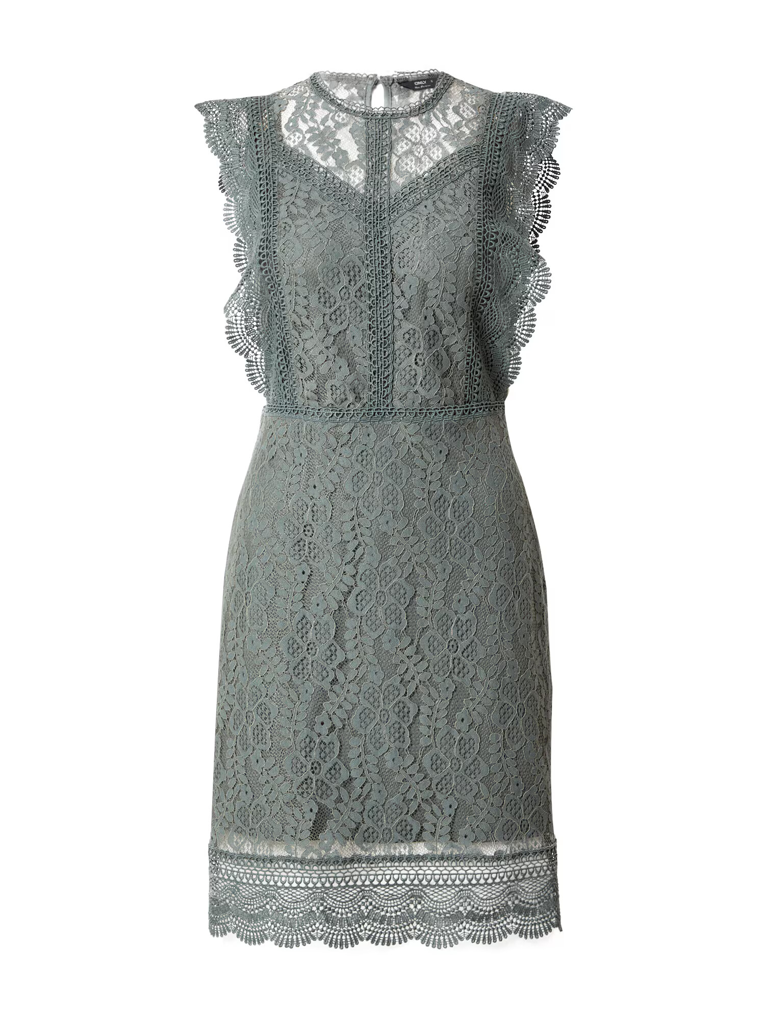 ONLY Rochie de cocktail 'New Karo' verde - Pled.ro