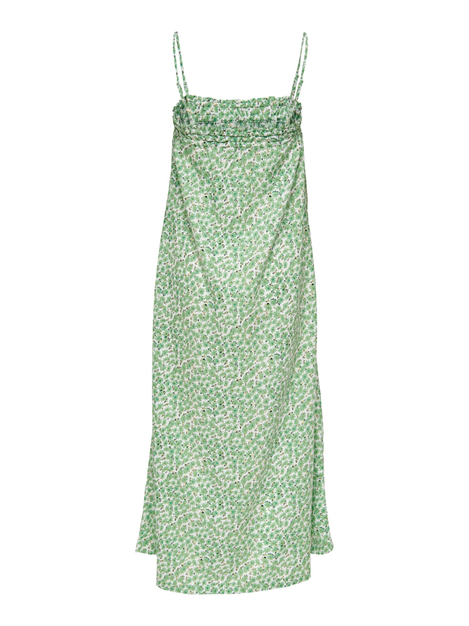 ONLY Rochie de vară 'Holly' crem / verde jad / verde pin / portocaliu pastel - Pled.ro