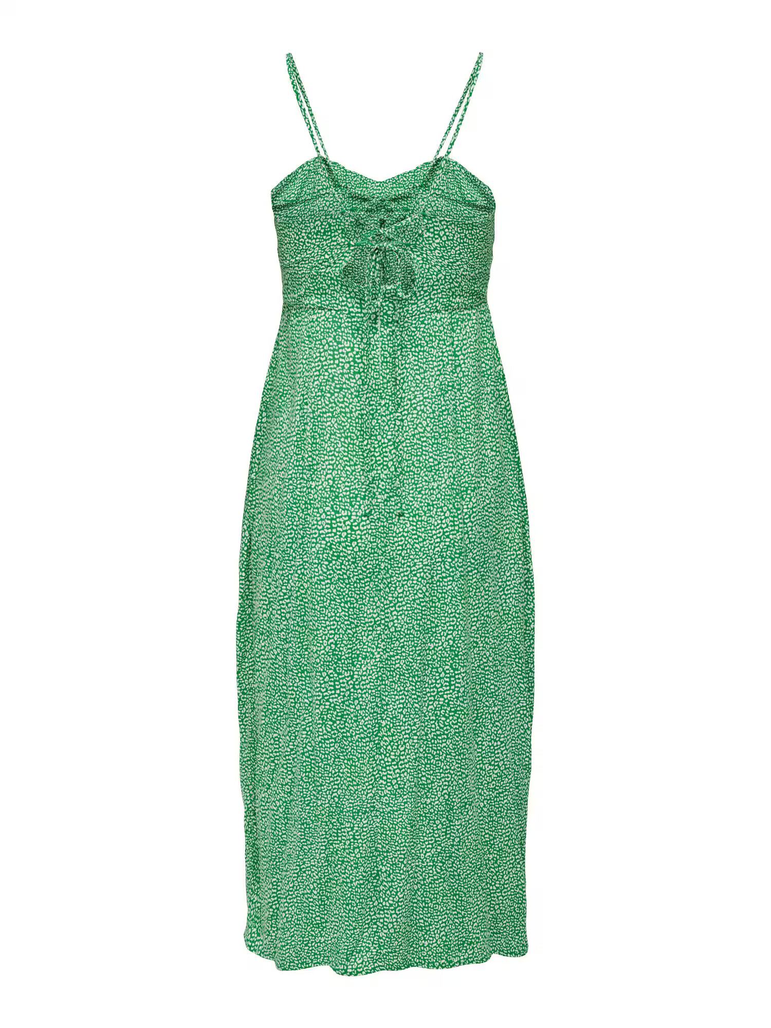 ONLY Rochie de vară 'Leonora' verde / alb - Pled.ro