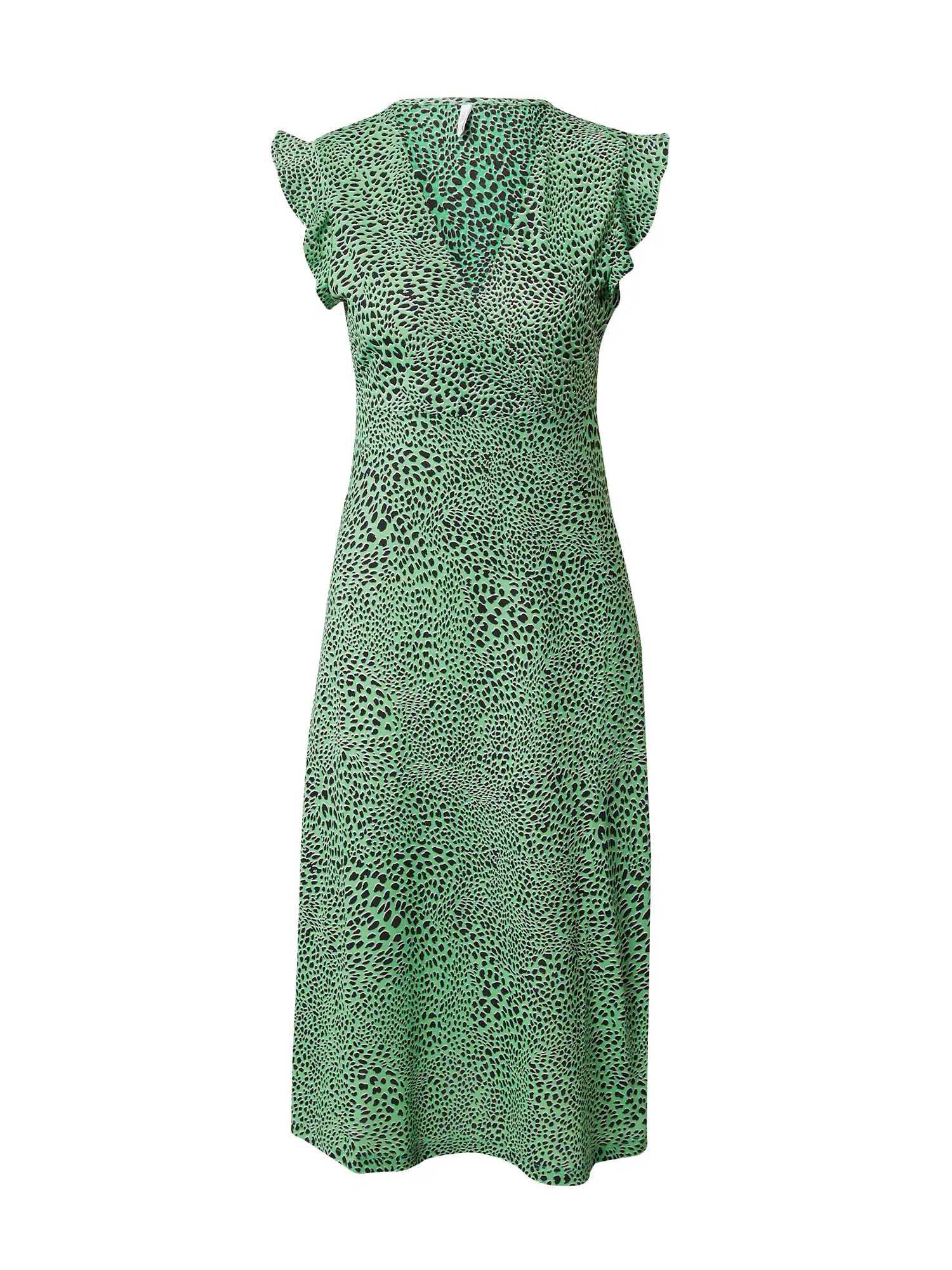 ONLY Rochie de vară 'MAY' verde deschis / negru / alb - Pled.ro