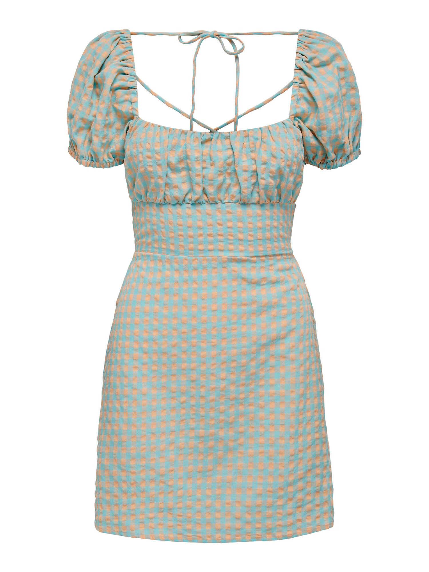 ONLY Rochie de vară 'SUMMER' albastru aqua / portocaliu pastel - Pled.ro