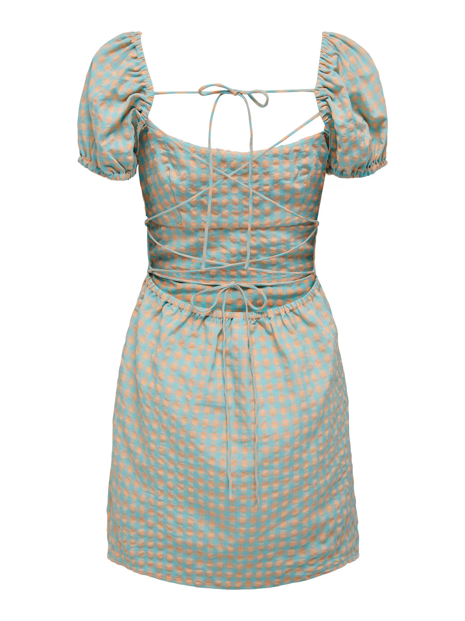 ONLY Rochie de vară 'SUMMER' albastru aqua / portocaliu pastel - Pled.ro