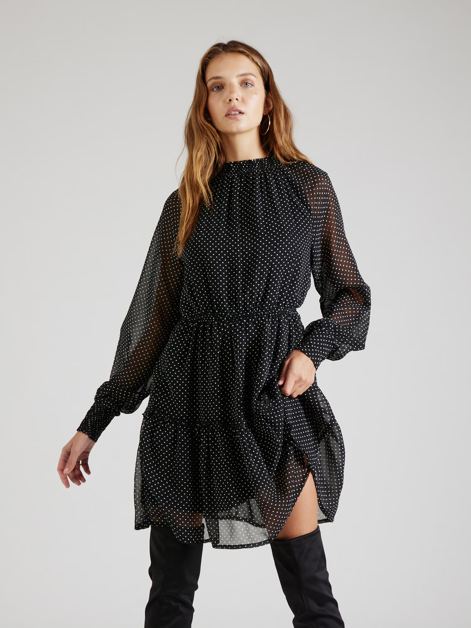 ONLY Rochie 'ISABELLA' negru / alb - Pled.ro