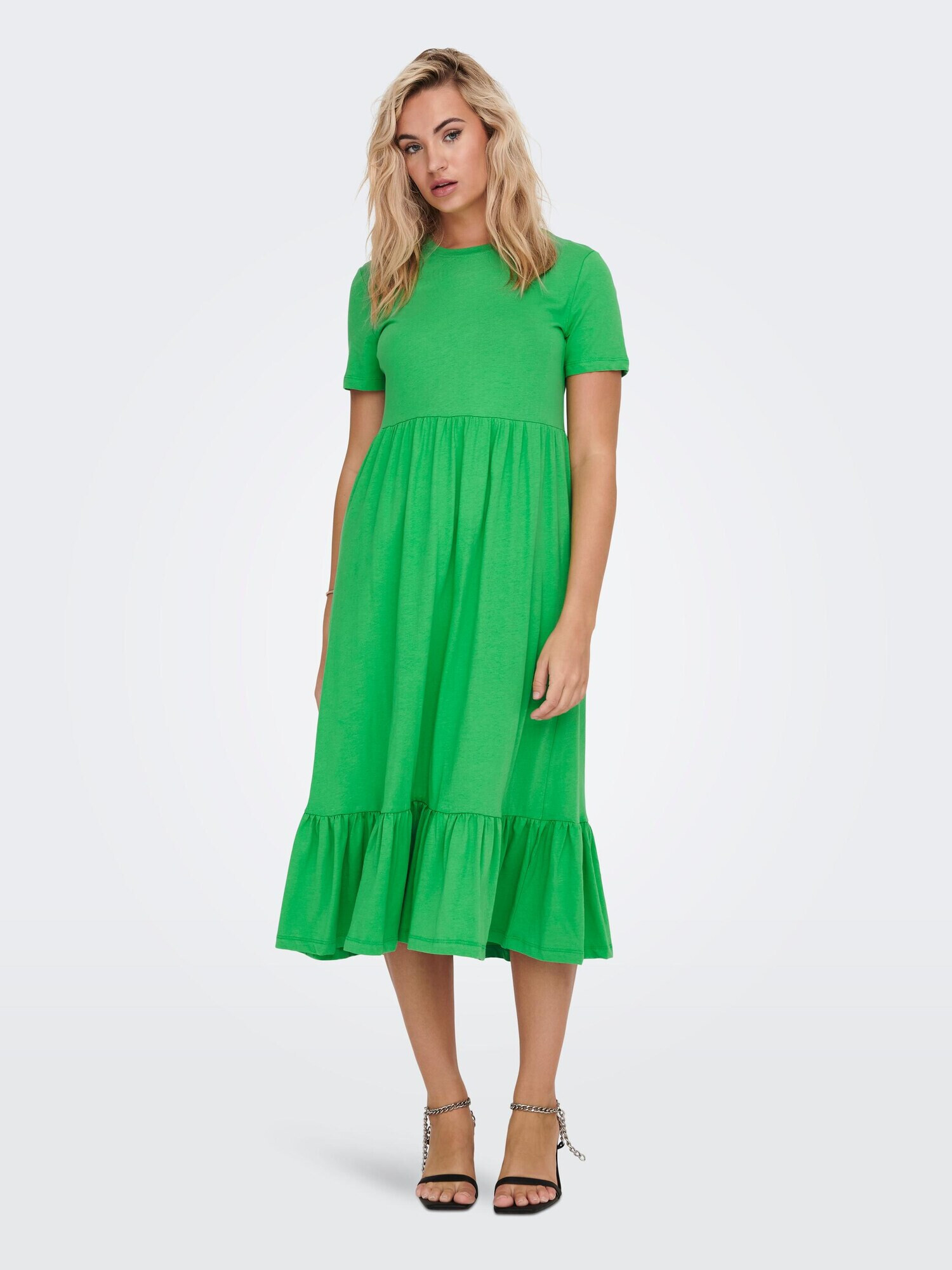 ONLY Rochie 'May' verde iarbă - Pled.ro