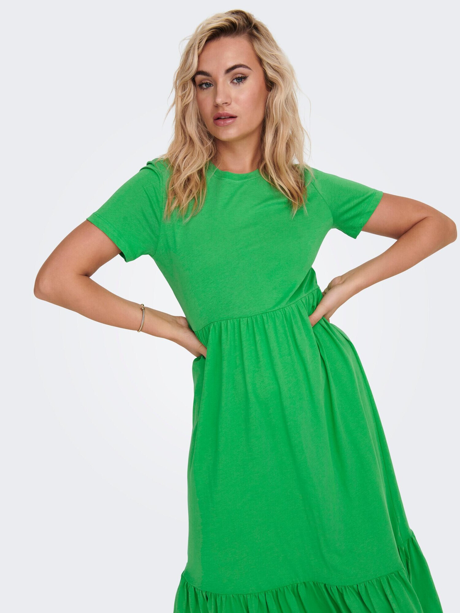 ONLY Rochie 'May' verde iarbă - Pled.ro