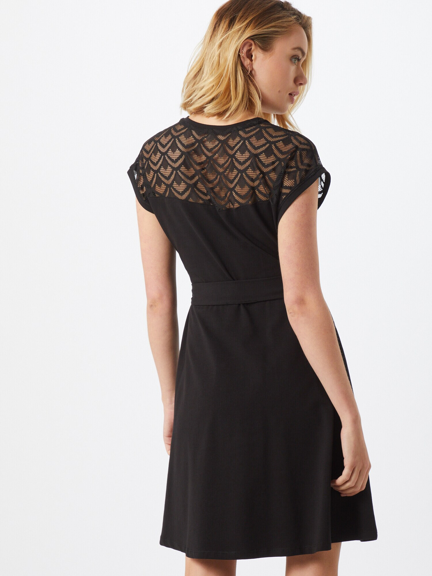 ONLY Rochie 'ONLBILLA S/L LACE DRESS JRS' negru - Pled.ro