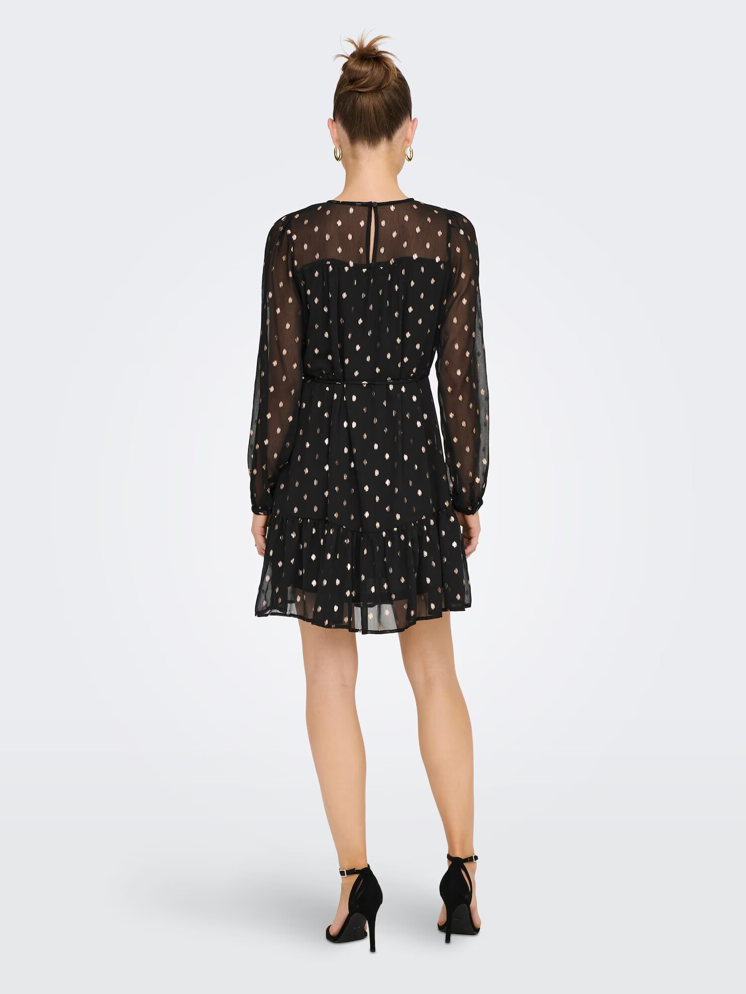 ONLY Rochie 'ONLIVY' auriu - roz / negru - Pled.ro